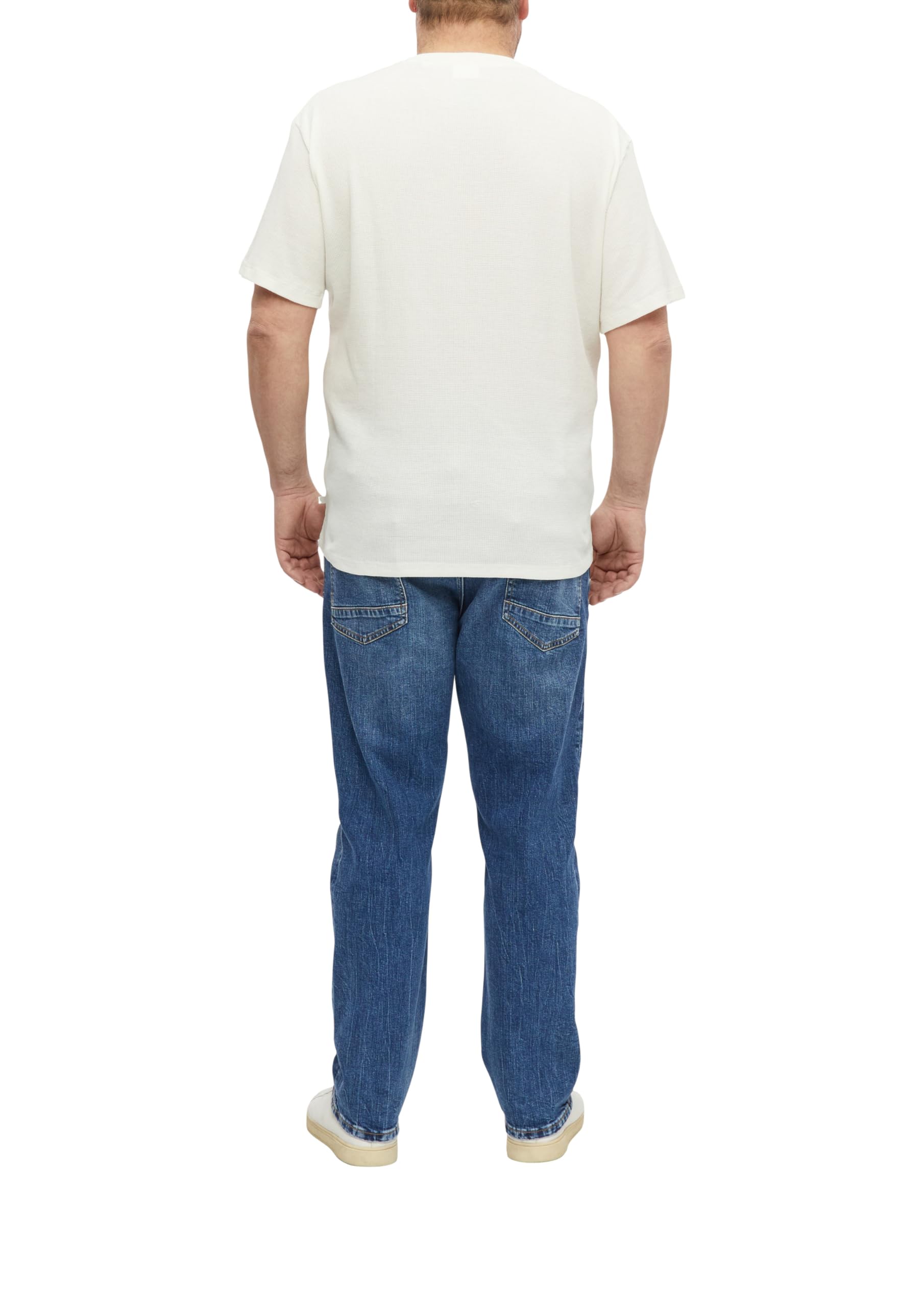 s.Oliver Waffelpiqué-T-Shirt Brusttasche 5XL Baumwolle
