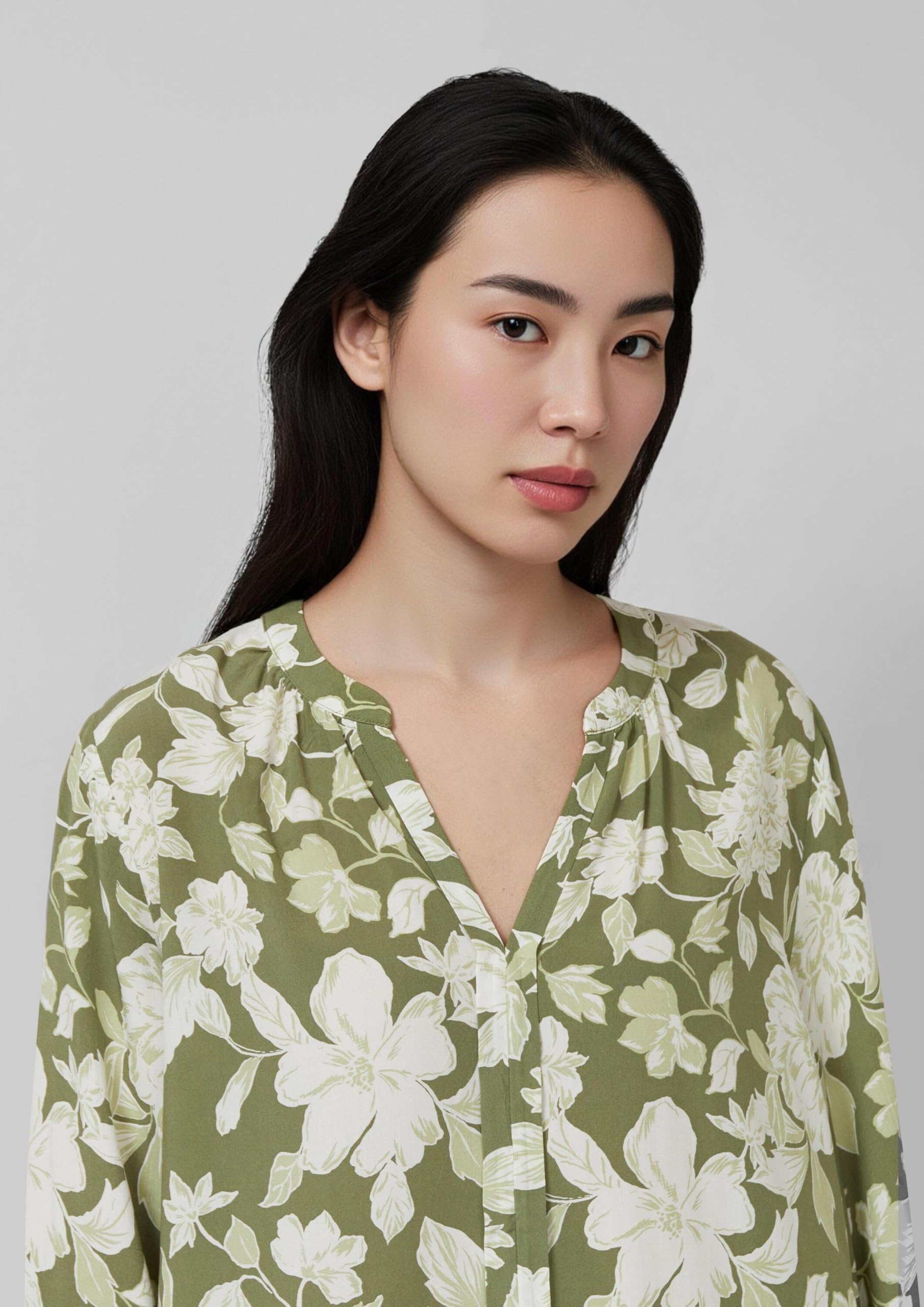 s.Oliver 2174662 Bluse Langarm Allovermuster 1er Pack