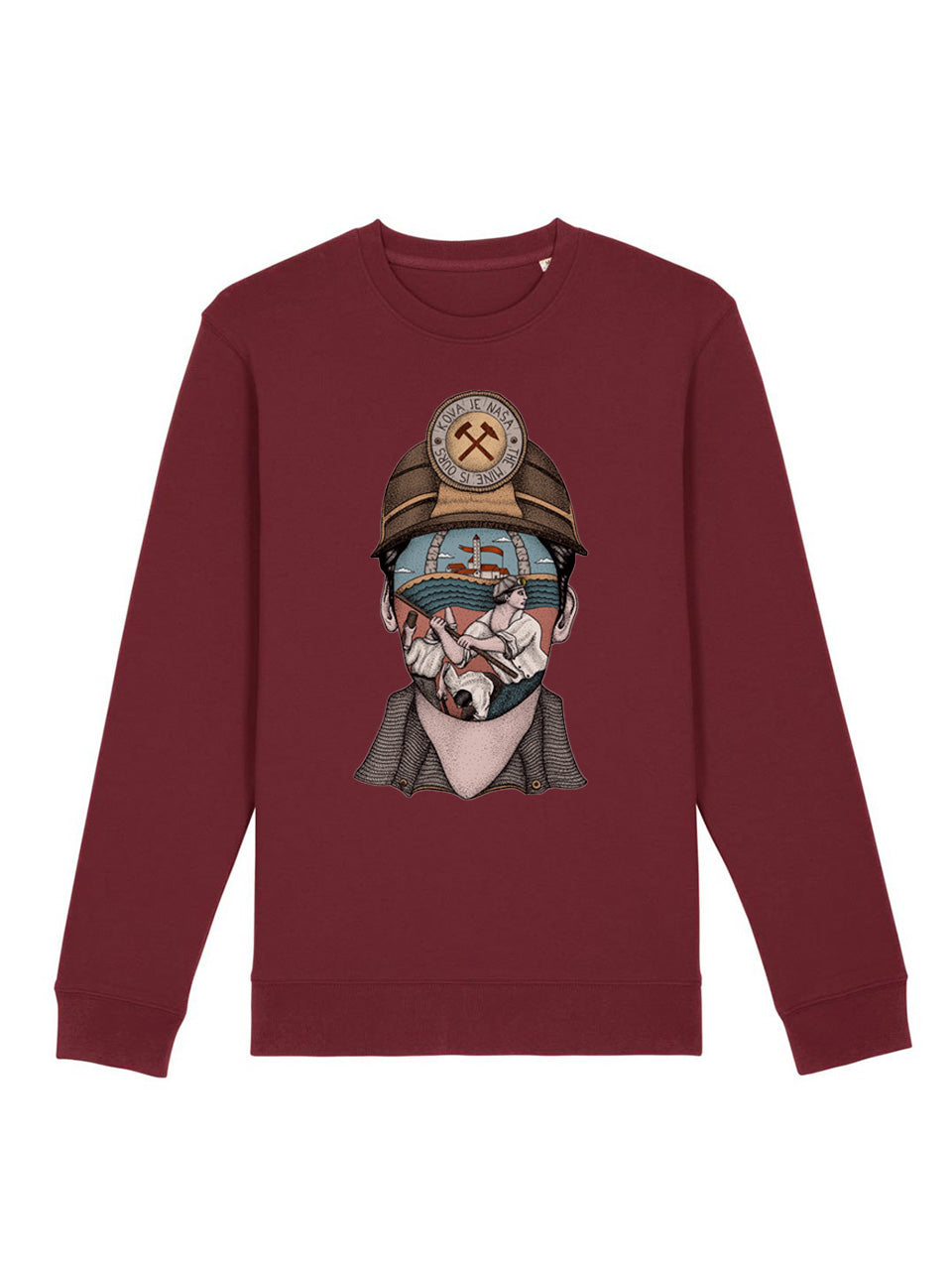 dna merch Working Class History Mine Gehört Uns Pullover Schwarz