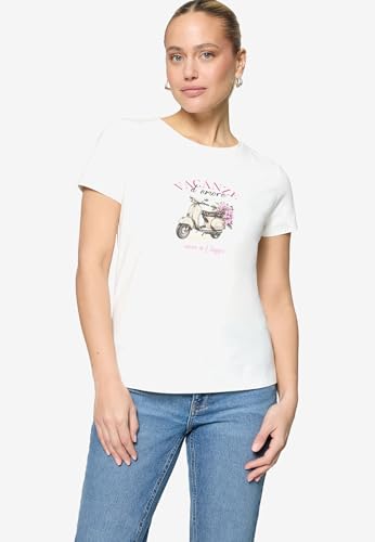 zero Shirt Kurz 1/2 Arm Patch Cream Pink Gr.38 Print