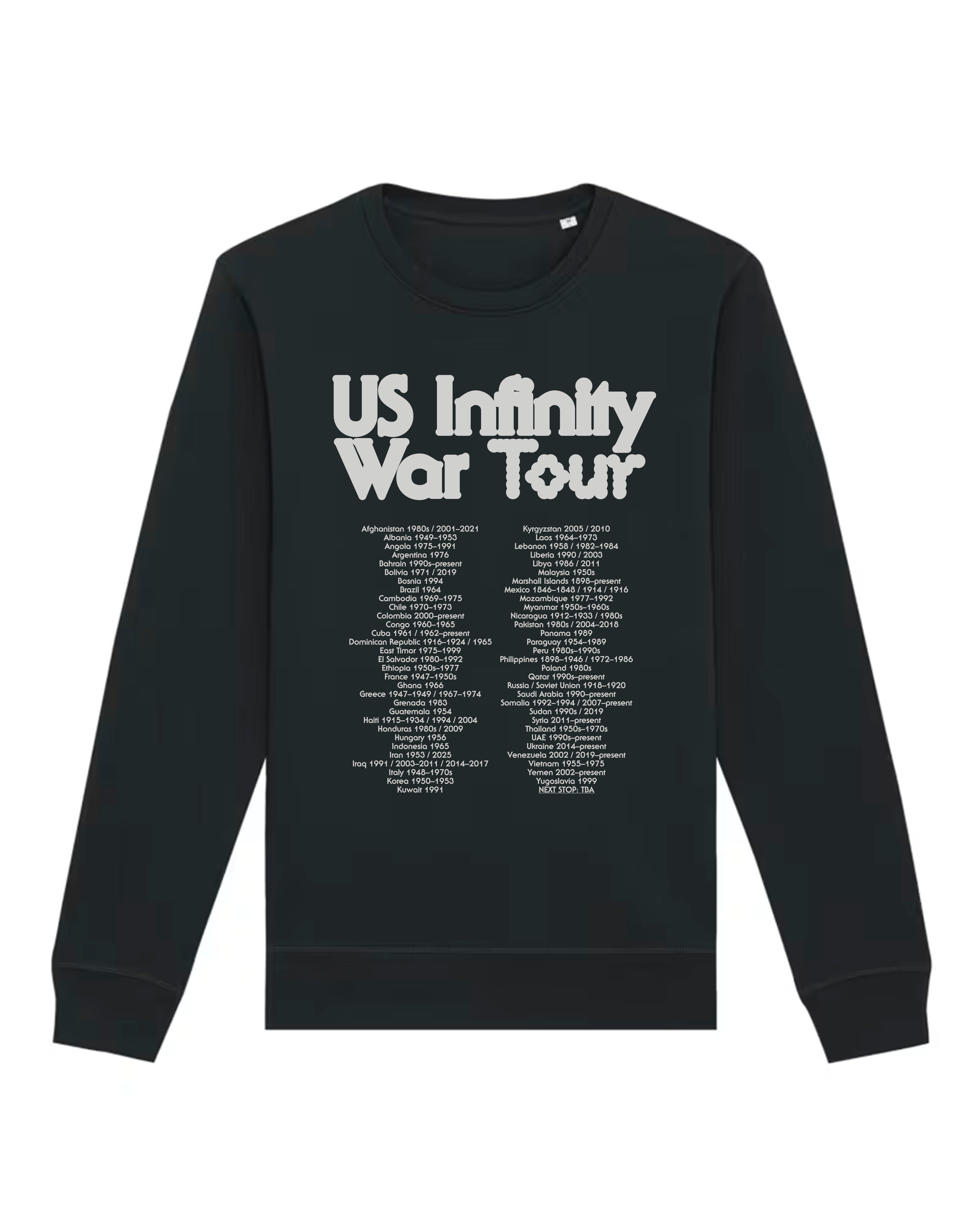 Progressive International PI01 Infinity War Tour Sweatshirt