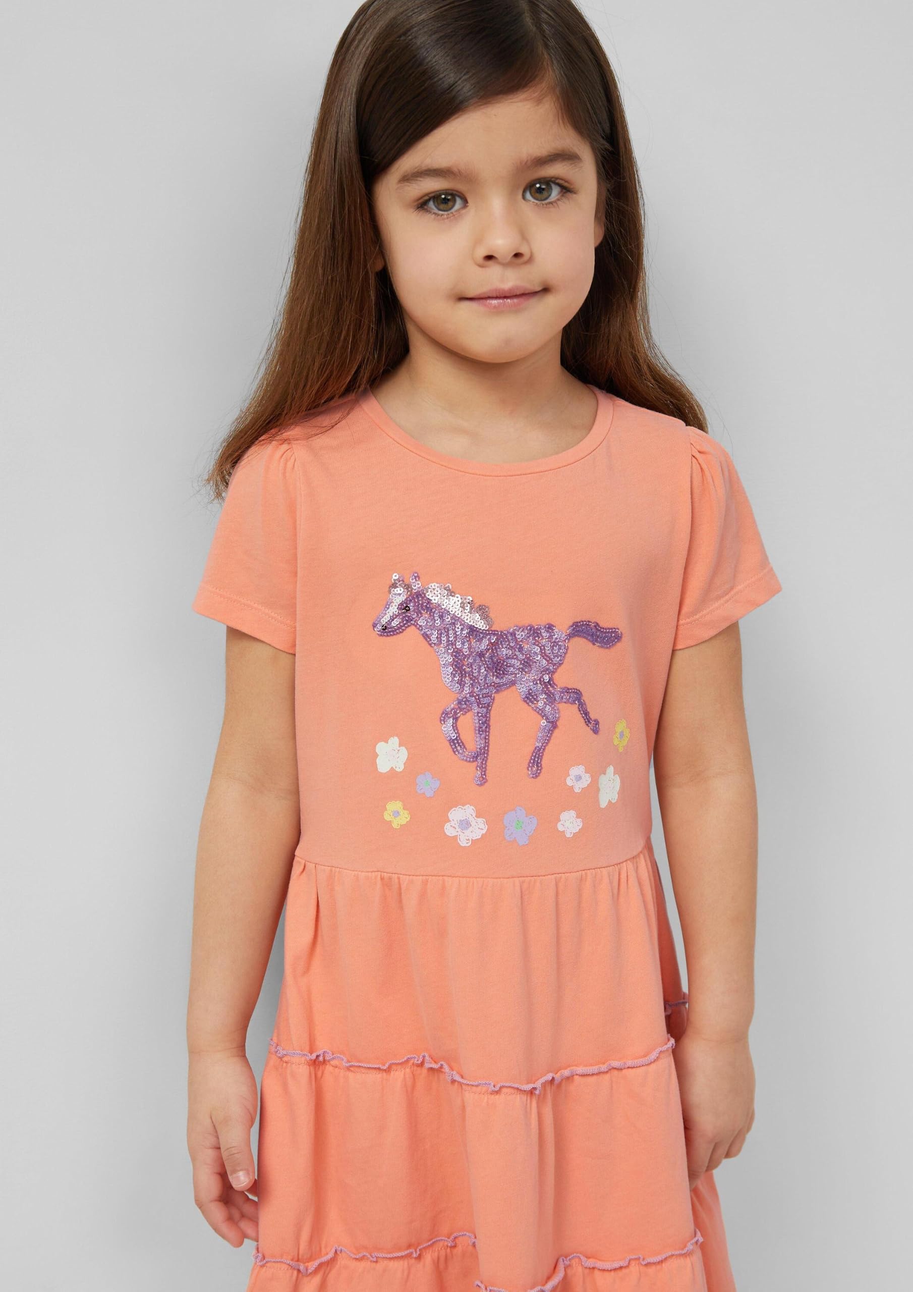s.Oliver Junior 2178181 Kleid Pailletten Gr. 104
