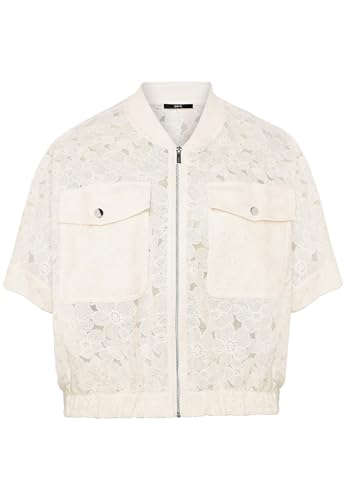 zero Spitzenjacke Kurzarm Gr. 40 Eggnog elegant