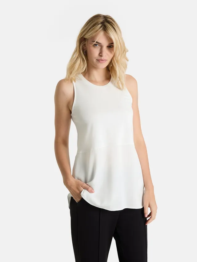 Lieblingsstück RatchiL Top Baumwollmix offwhite ärmellos