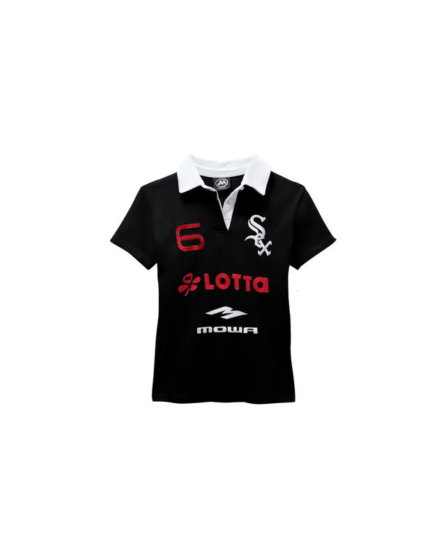 Mowalola ATL Slim Poloshirt XS Stick Baumwolle