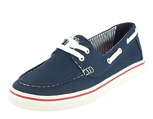 s.Oliver Junior Sneaker blau Textil für Kinder