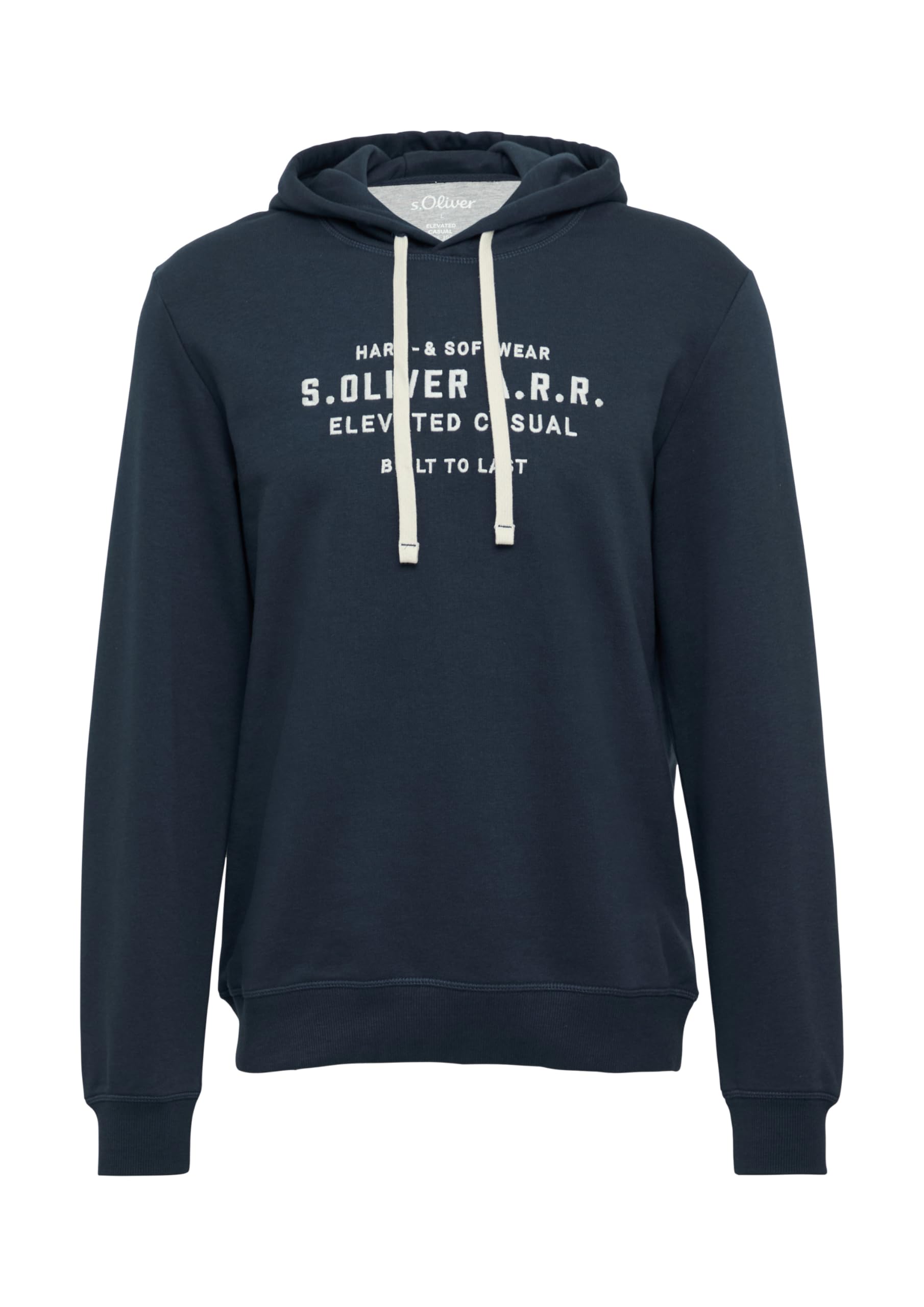 s.Oliver RED LABEL Hoodie mit Stickerei tiefblau L