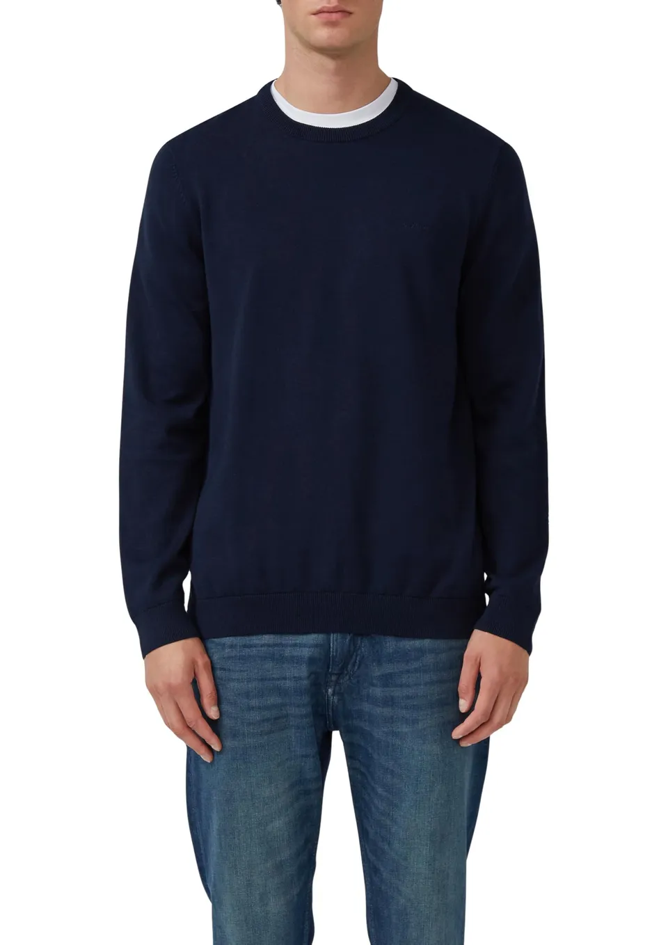 s.Oliver RED LABEL 2er-Pack Strickpullover L navy Baumwolle