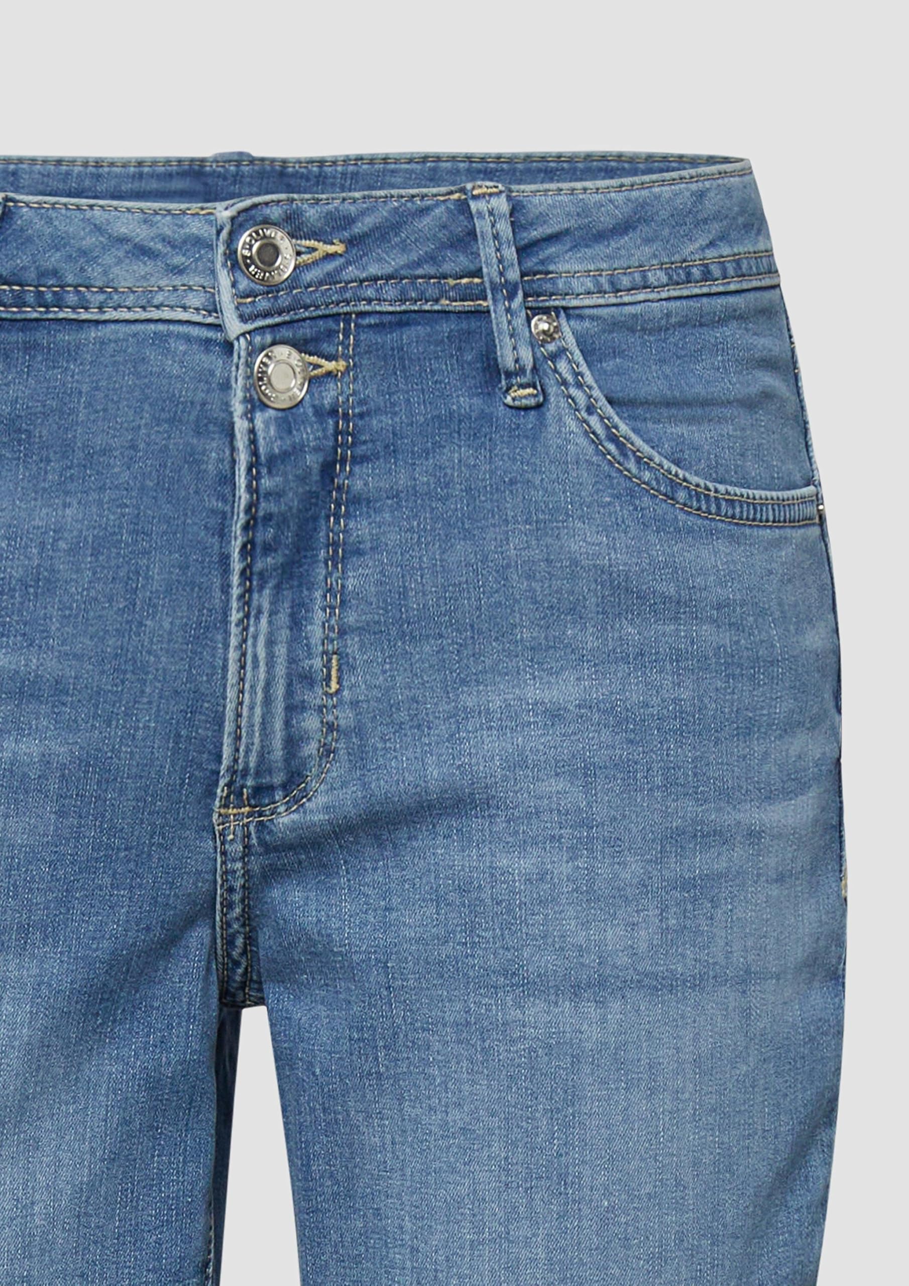 s.Oliver Betsy Mid Rise Slim Fit Capri Jeans Blau 32