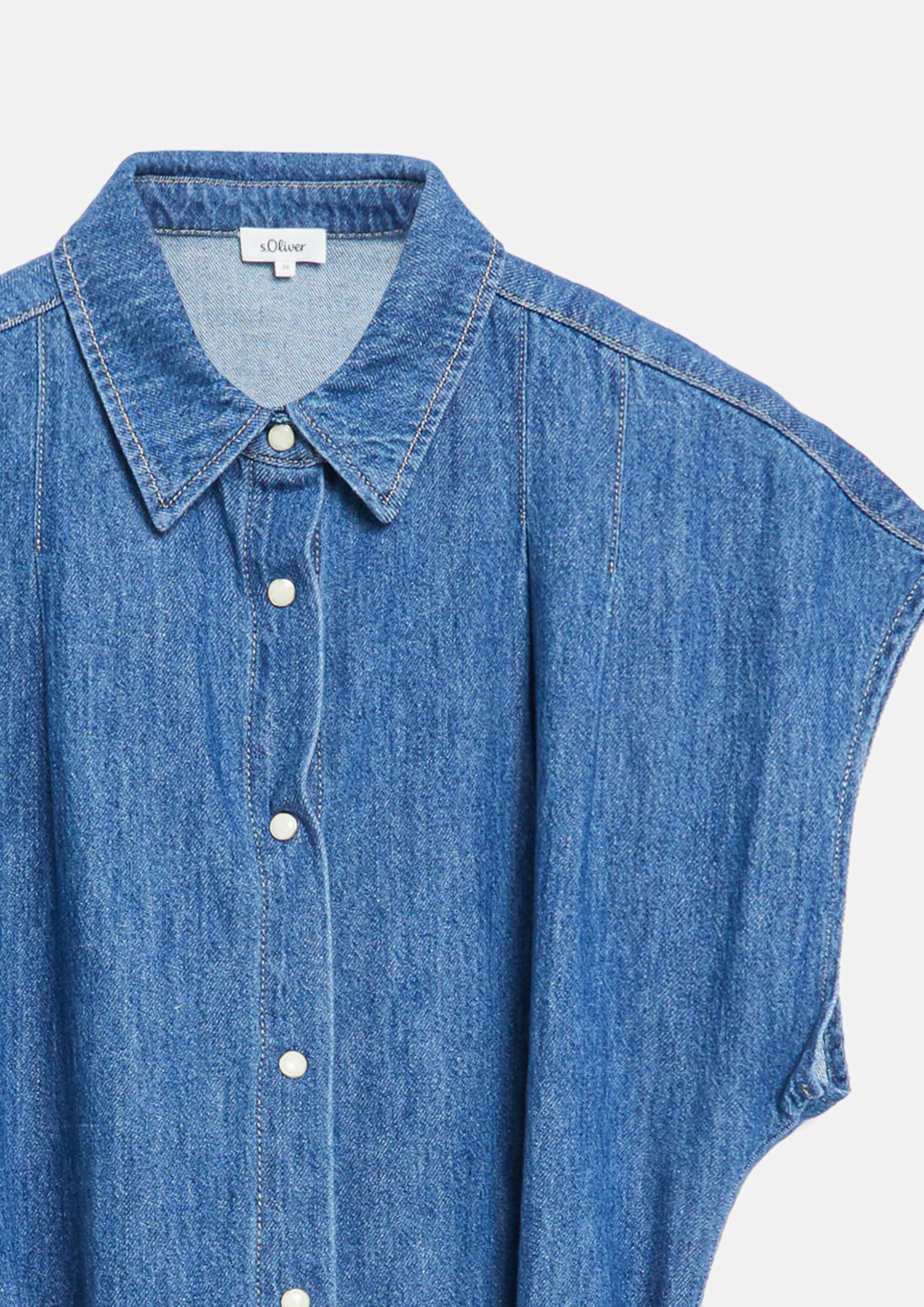 s.Oliver 2176478 Midi Jeanskleid Damen Denim