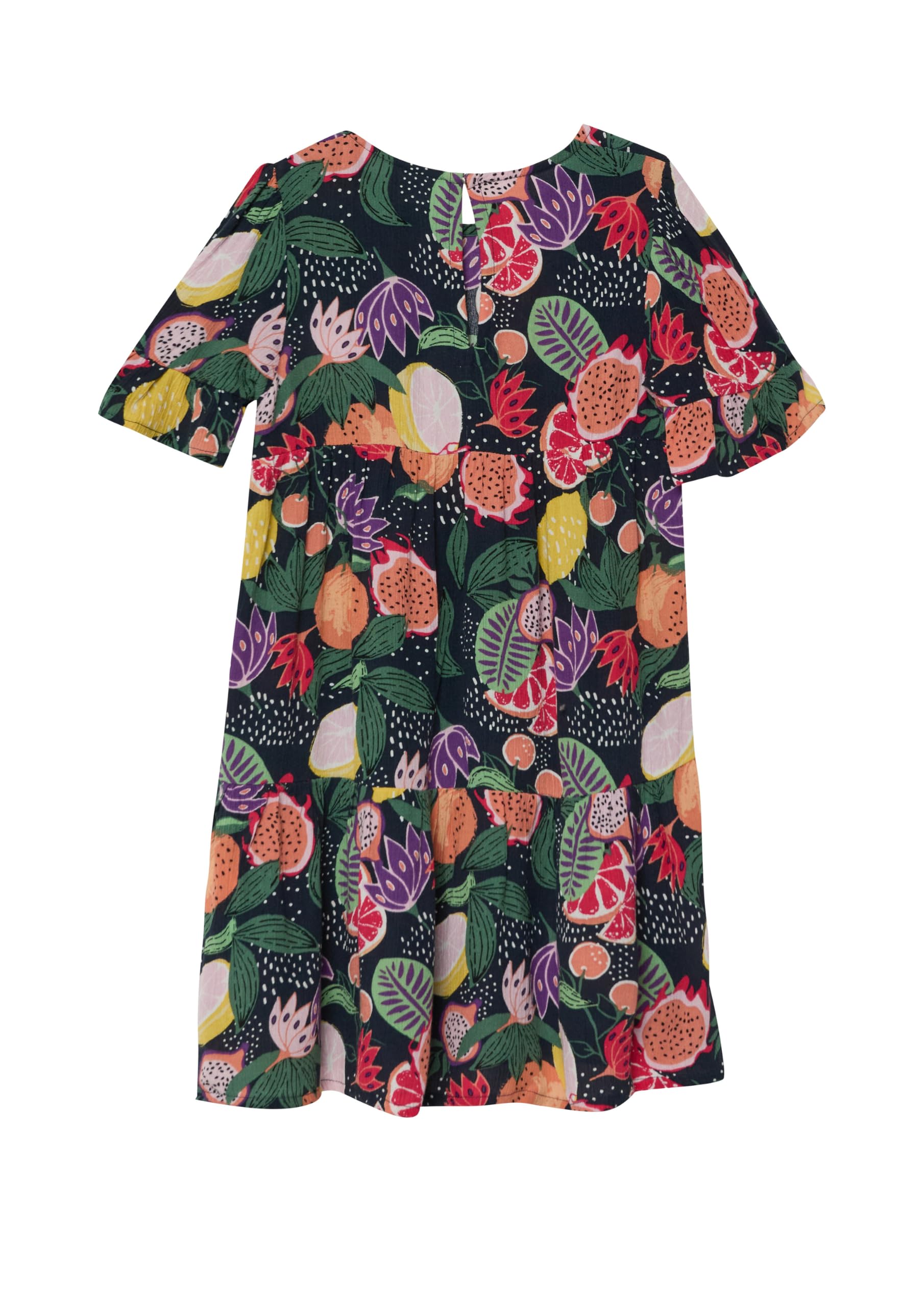 s.Oliver 2178275 Kleid Kurzarm Gr. 104 Baumwolle