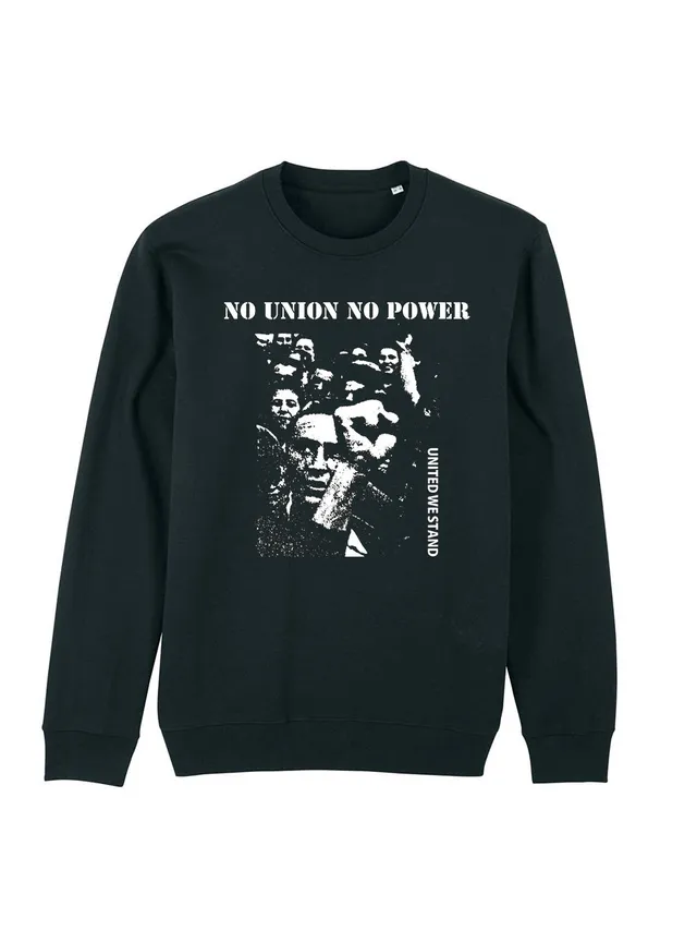 dna merch Keine Einheit Keine Macht Rundhalspullover Biobaumwolle