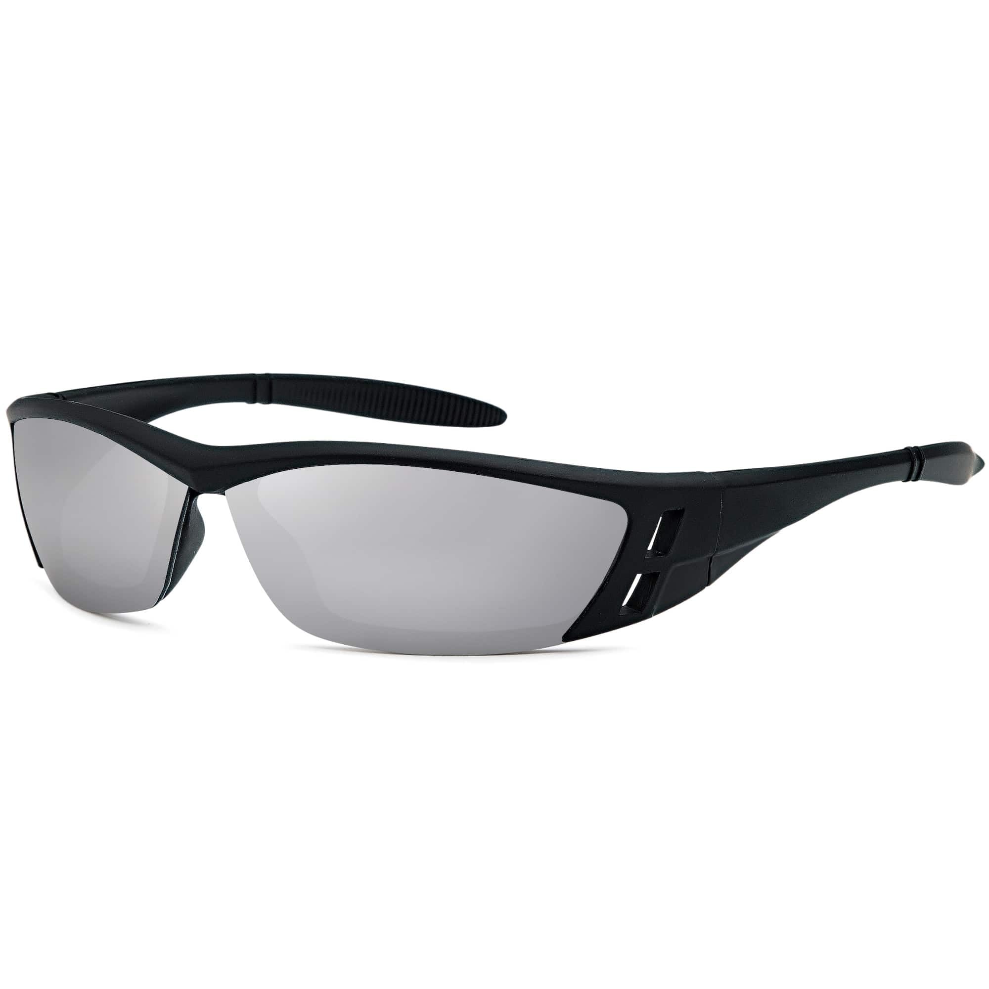 BEZLIT Sport Sonnenbrille UV400 Fahrradbrille Blau Verspiegelt