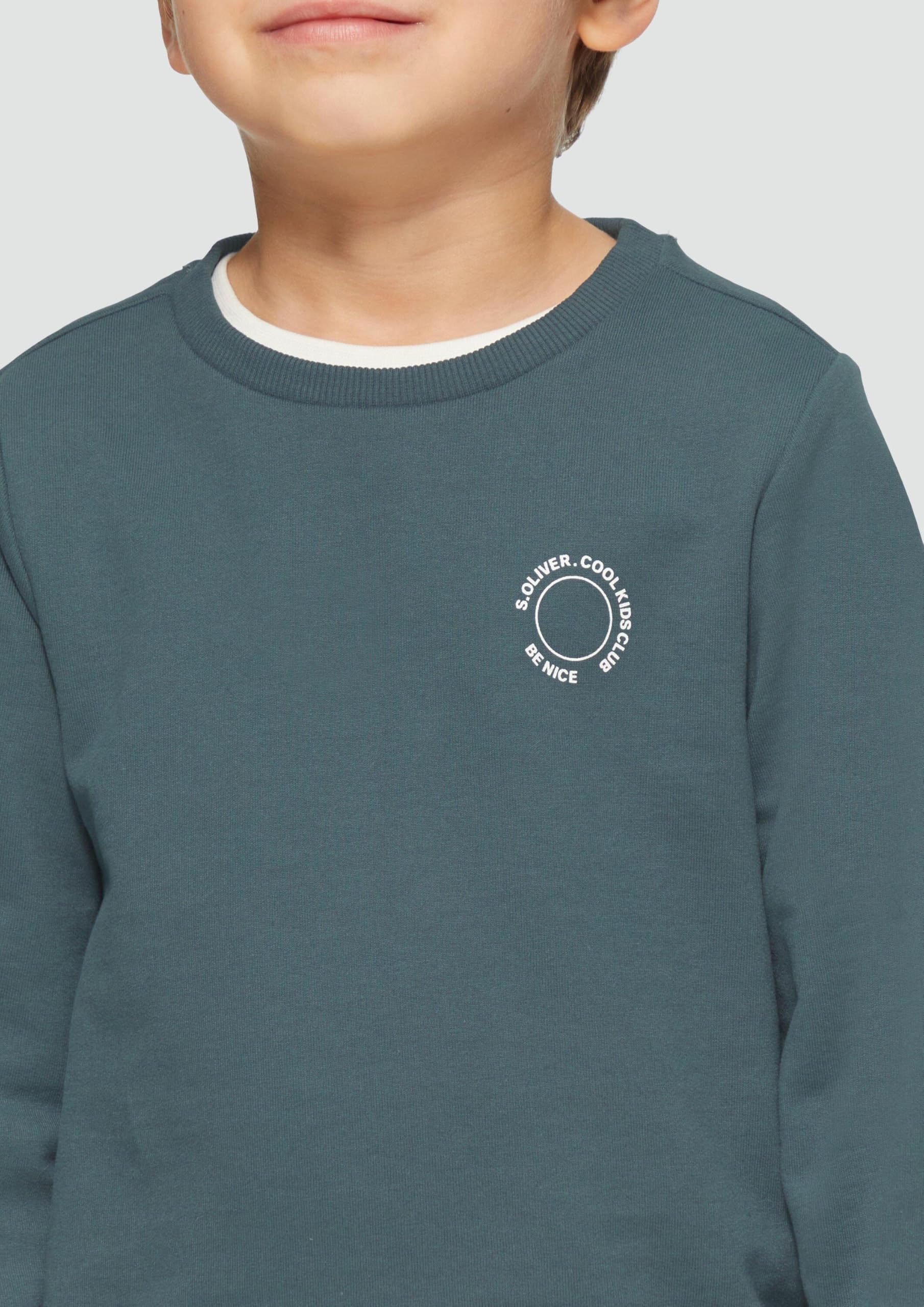 s.Oliver Junior NASA Sweatshirt Rückenprint blau 128