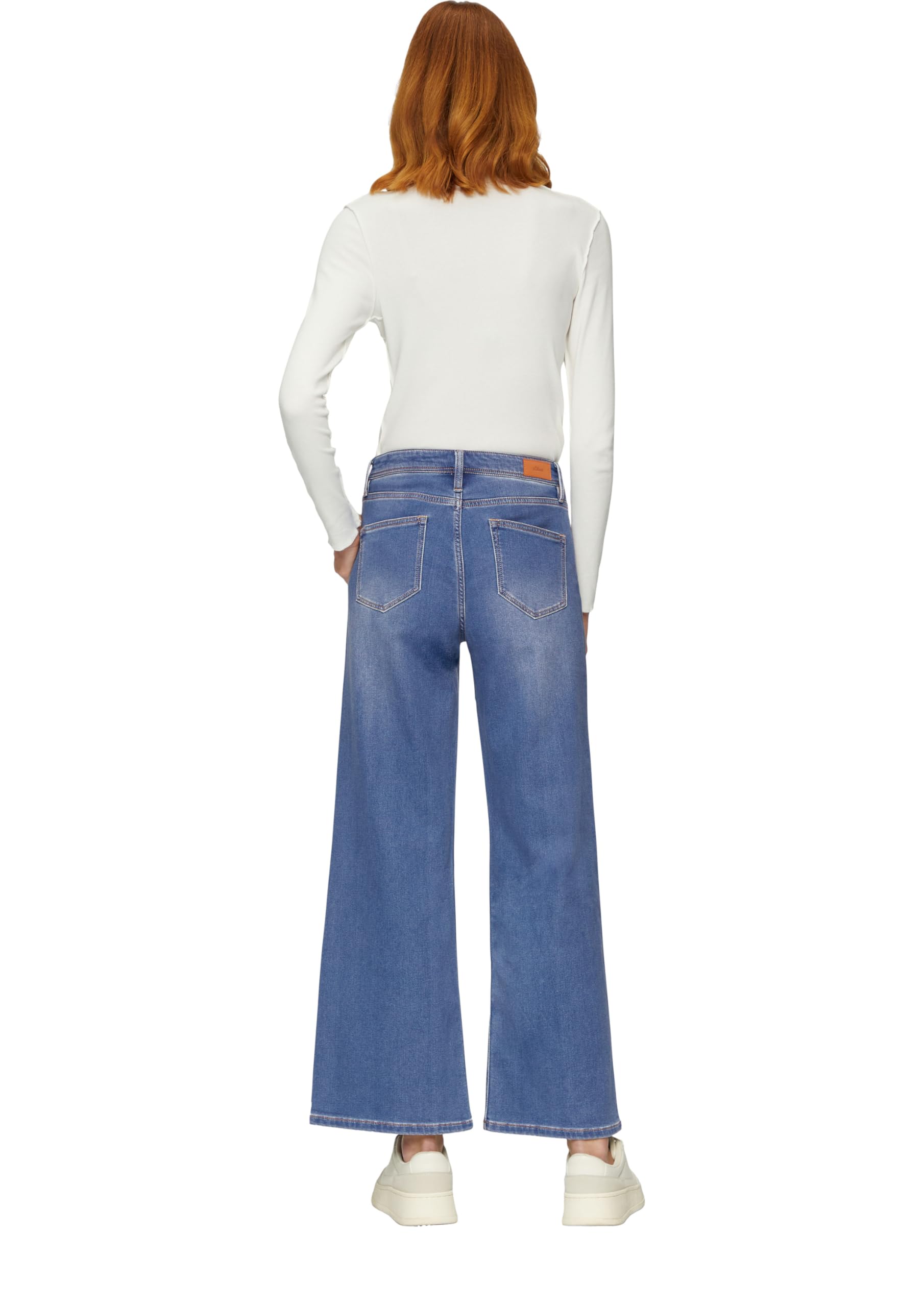 s.Oliver Suri Regular Fit Jeans Wide Leg 40W/30L Mid Rise