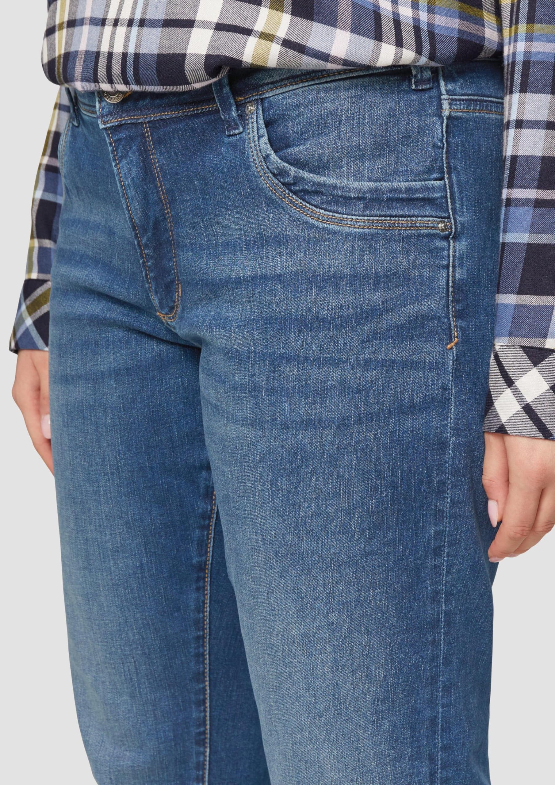 s.Oliver Red Label Slim Fit Mid Rise Slim Leg Jeans