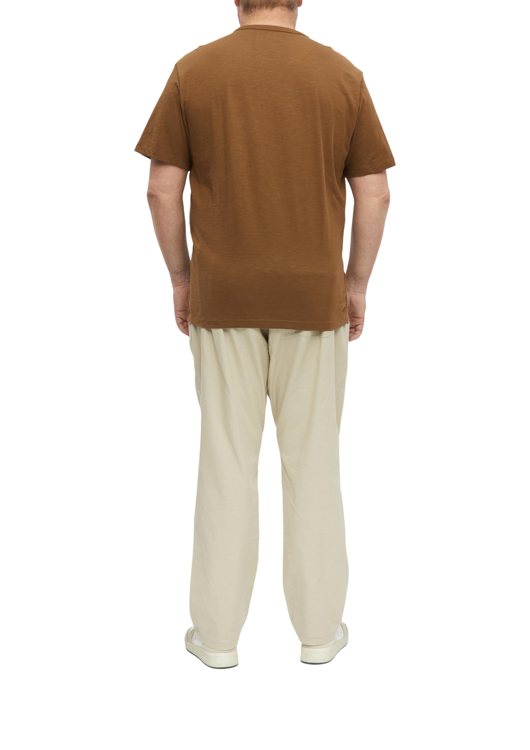 s.Oliver Big Size T-Shirt Flammgarn Frontprint Baumwolle