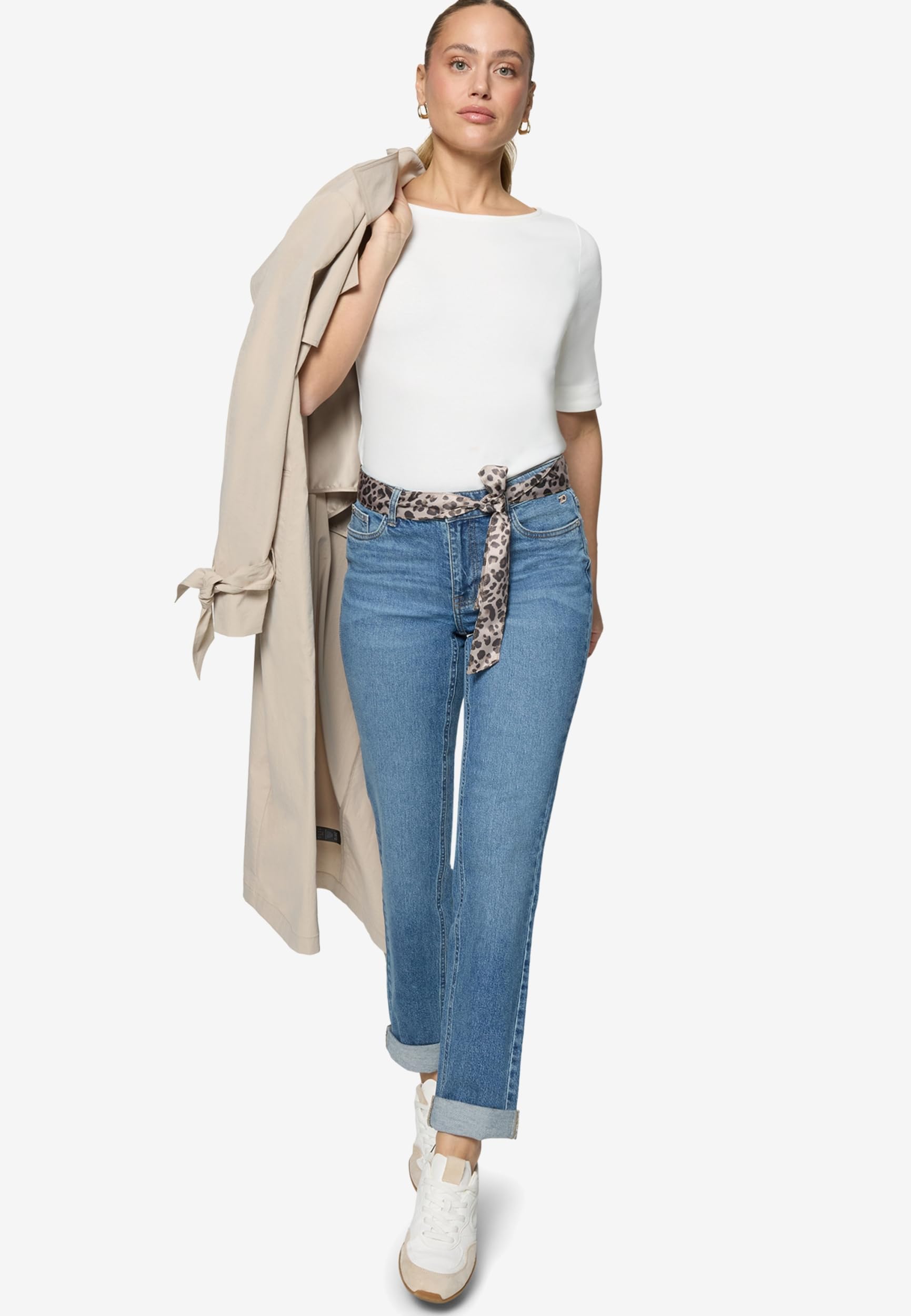 zero Jeans 1/1 Länge Damenjeans mit Stretch