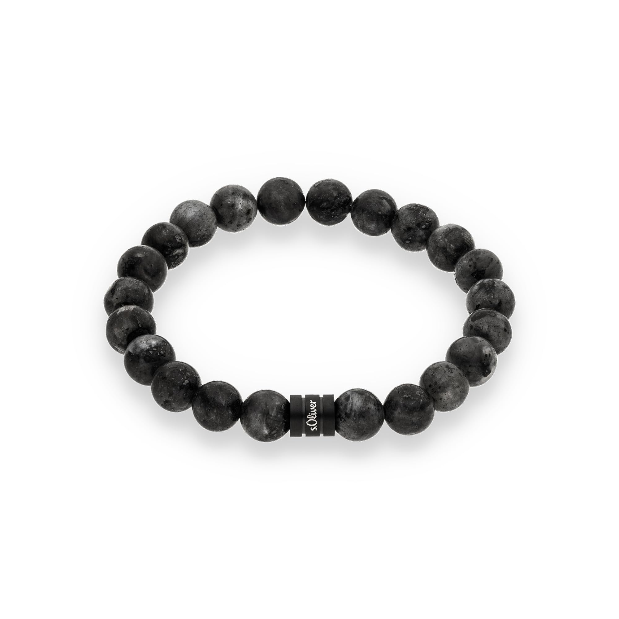 s.Oliver RED LABEL Beads Armband grau/blau Herren