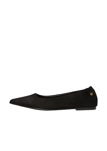 s.Oliver Red Label Ballerinas Veloursleder schwarz