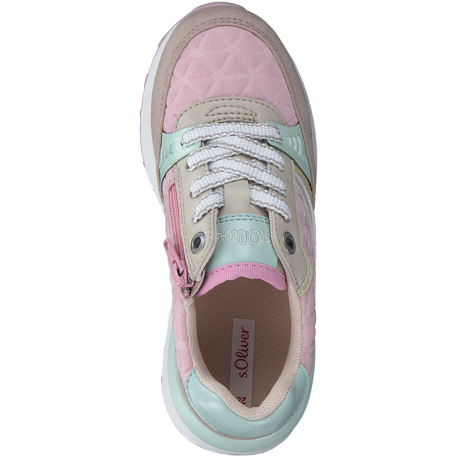 s.Oliver Junior 5-43228-30 Sneaker Mädchen rose leicht