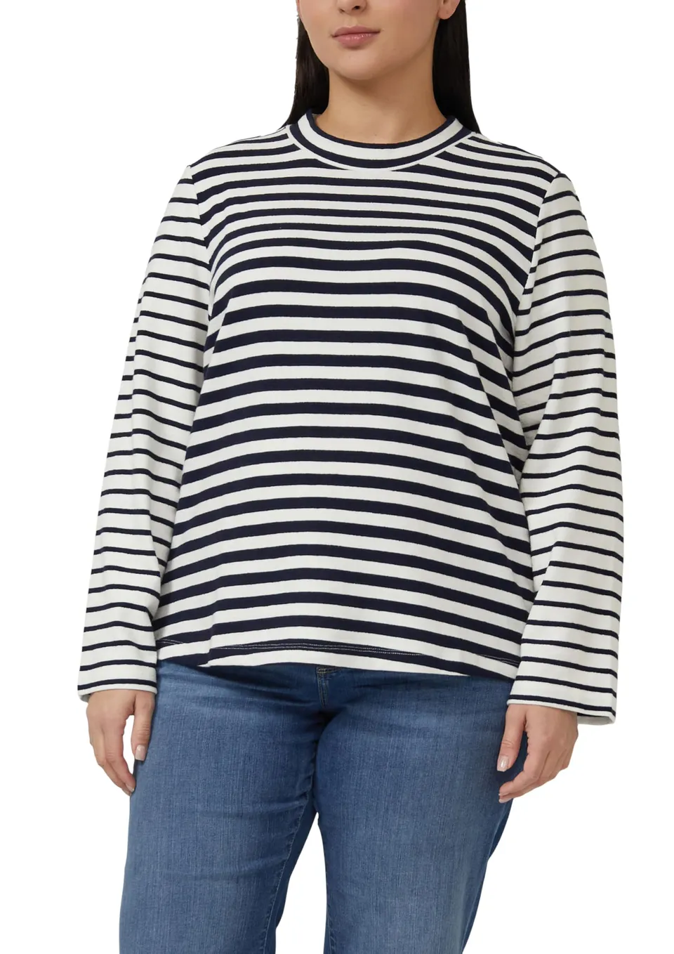 s.Oliver RED LABEL 2179778 Curve Sweatshirt Streifen 46