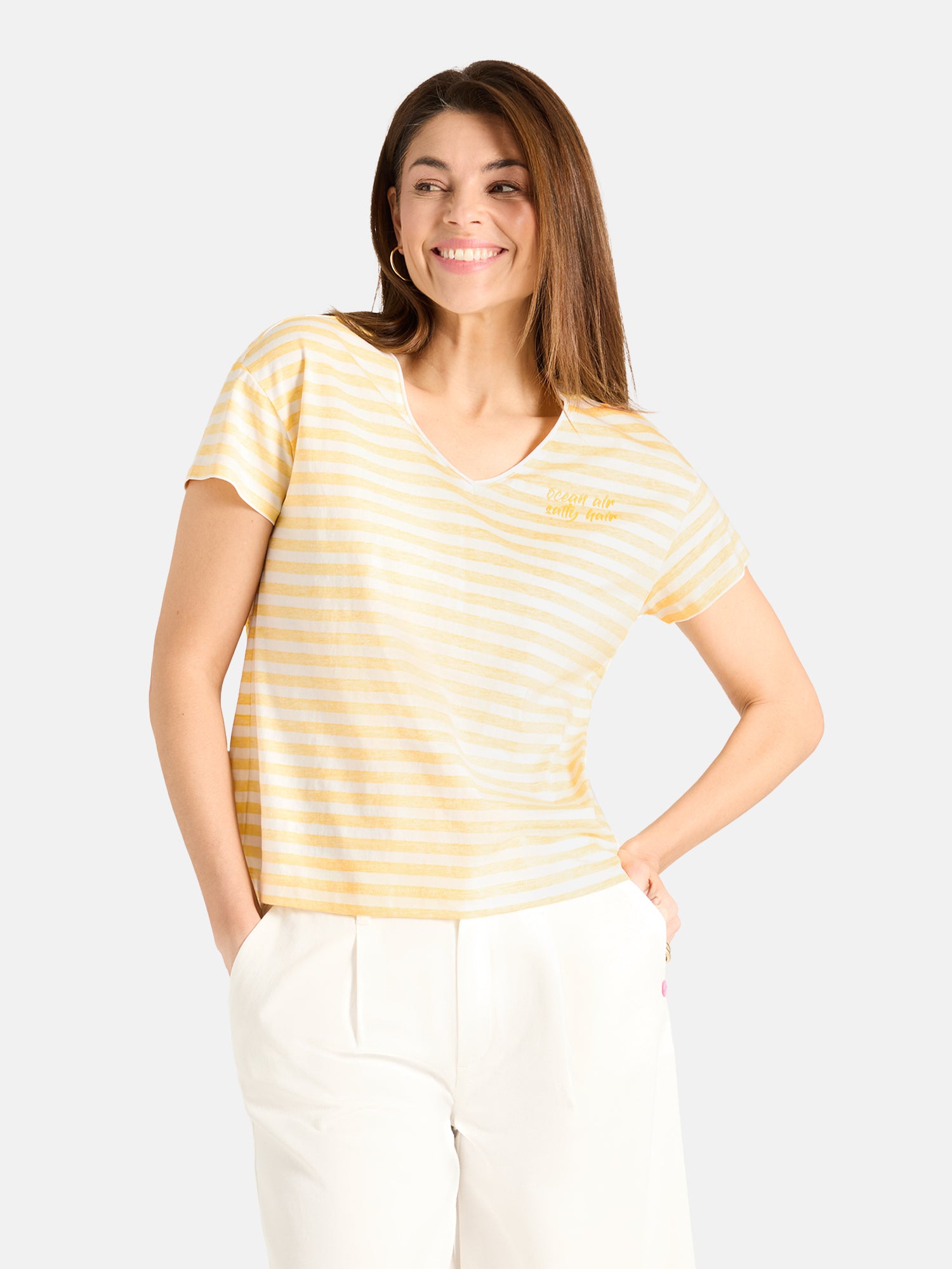 Lieblingsstück DollyL T-Shirt sunset gestreift