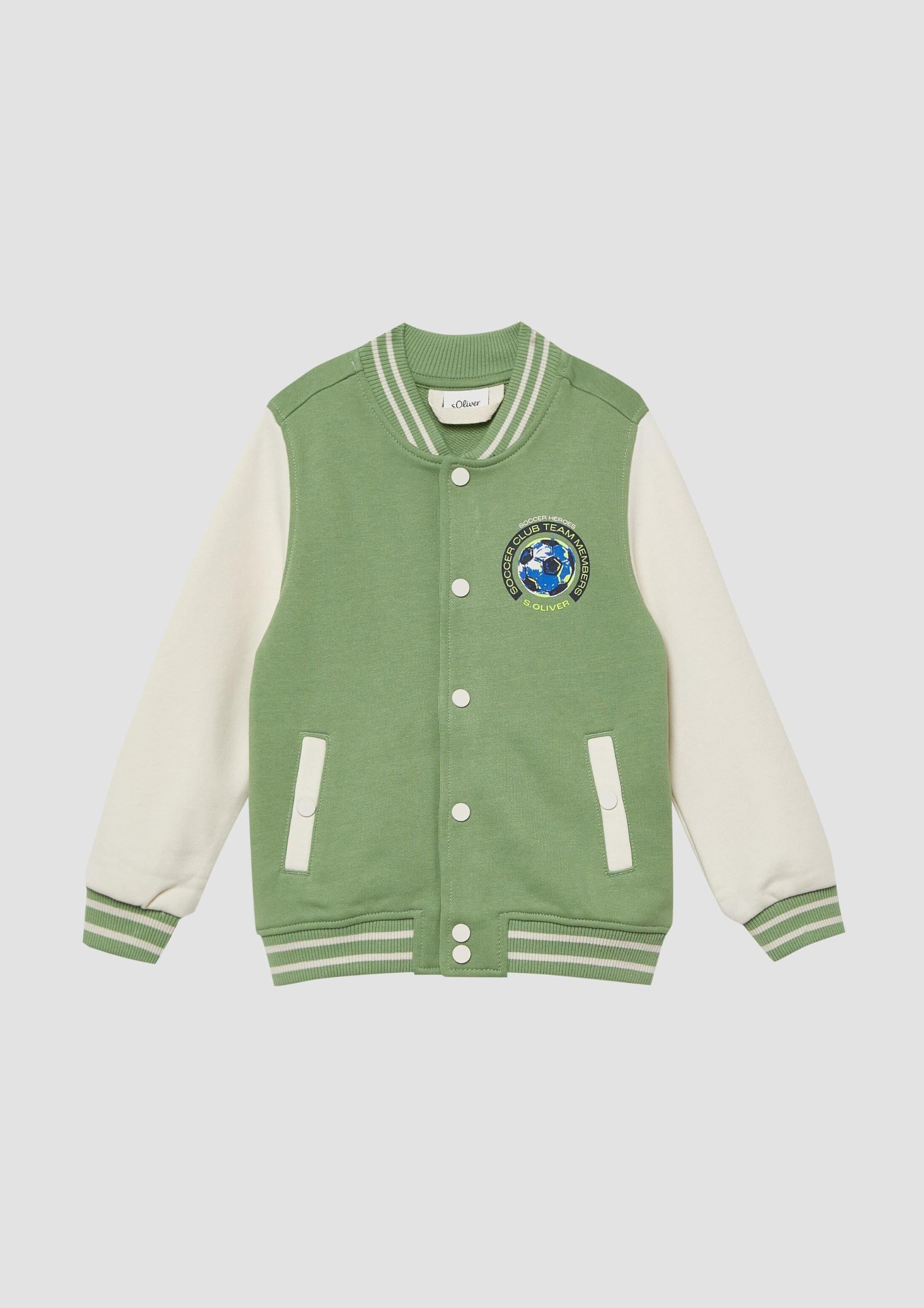 s.Oliver Red Label College Sweatjacke 128-134 Kontrast