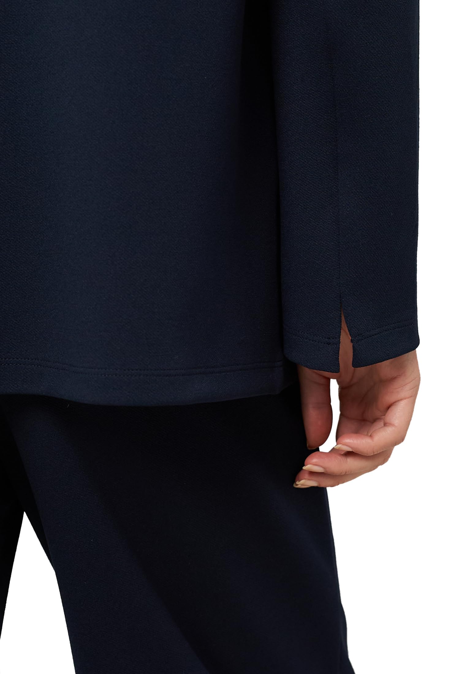 zero Longblazer offener Style Blazer Hydrangea Gr.40