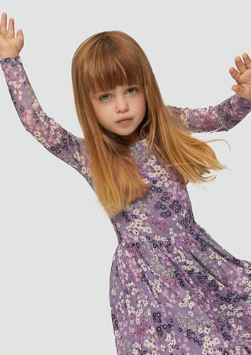 s.Oliver Mesh Kleid 92 flieder gemustert
