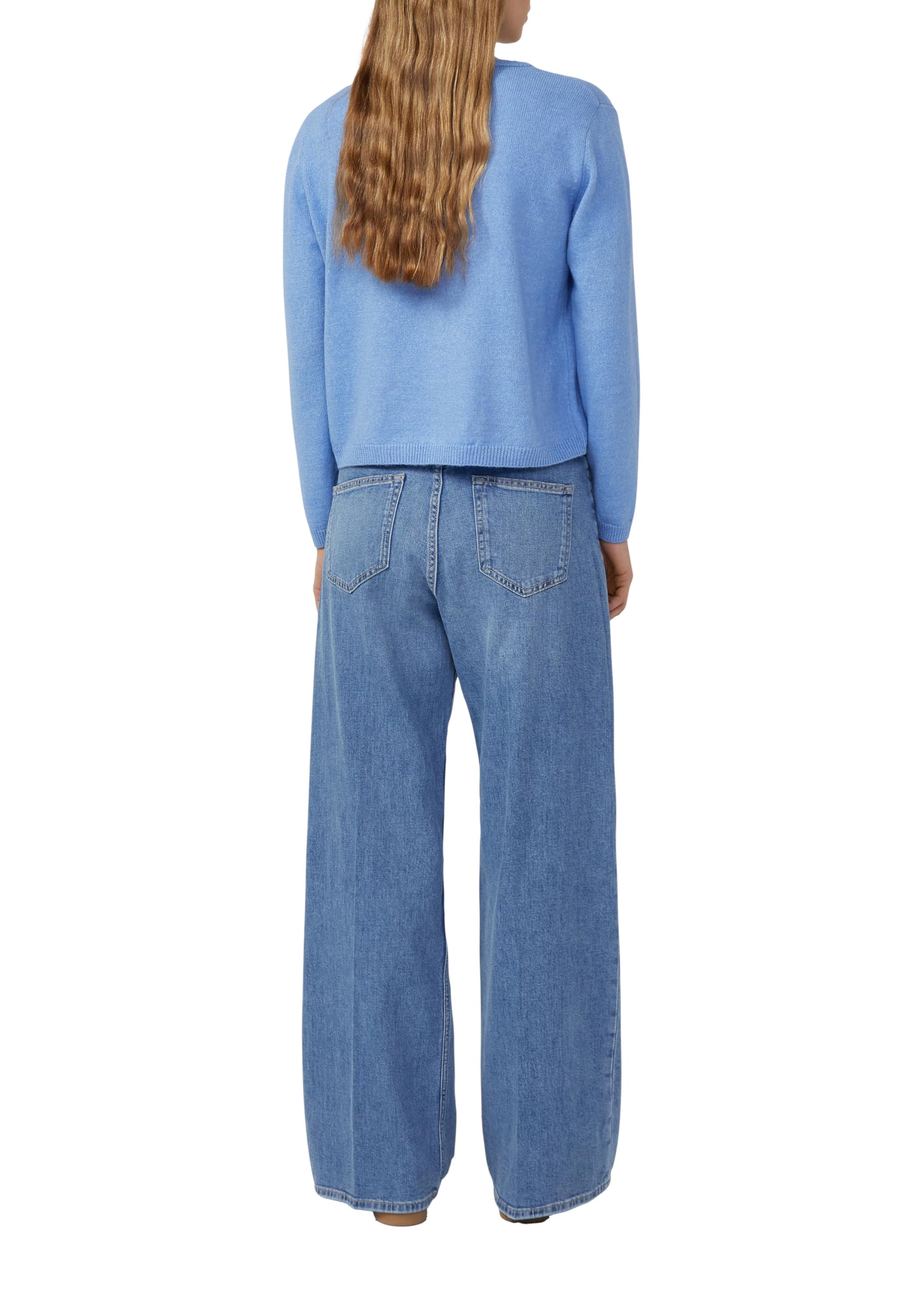 s.Oliver Junior Suri High Rise Jeans Wide Fit blau