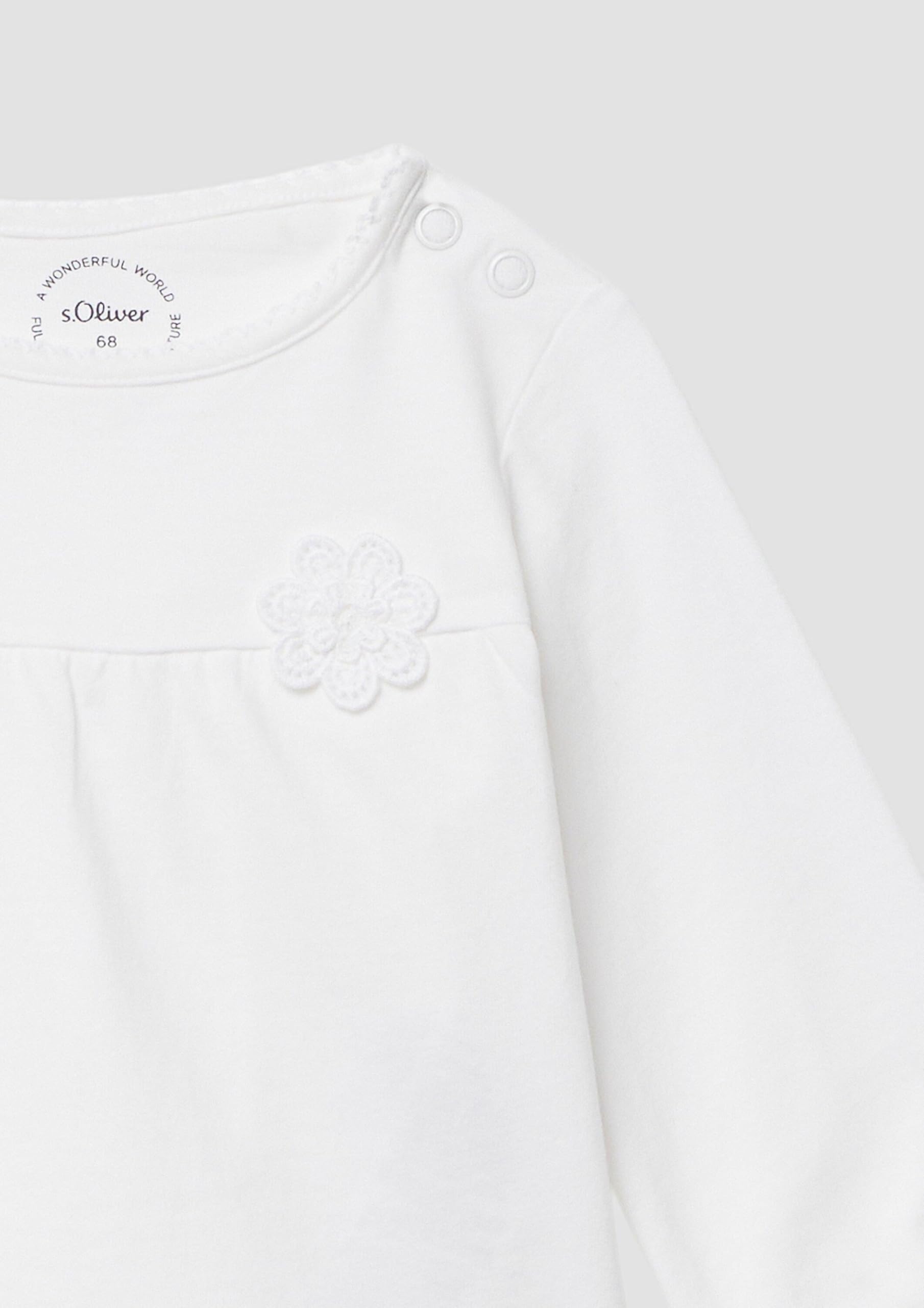 s.Oliver Junior Langarmshirt A-Shape Applikation Gr.92
