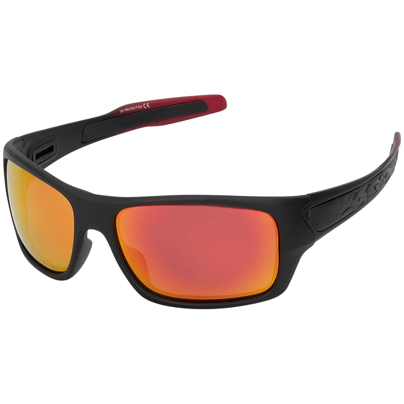 BEZLIT Sport Sonnenbrille polarisiert Schwarz Grün/Blau