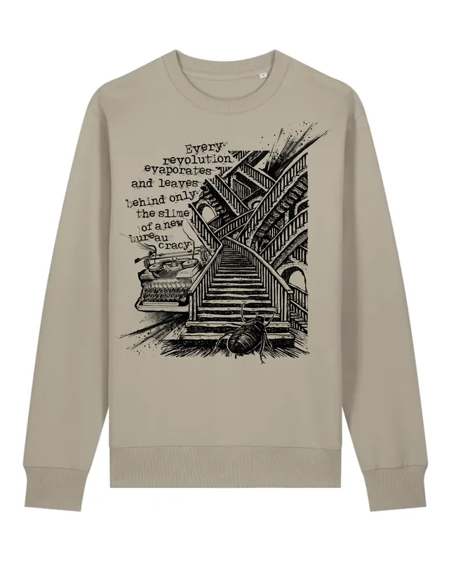 dna merch Die Verwandlung Kafka Rundhalspullover Stone Bio