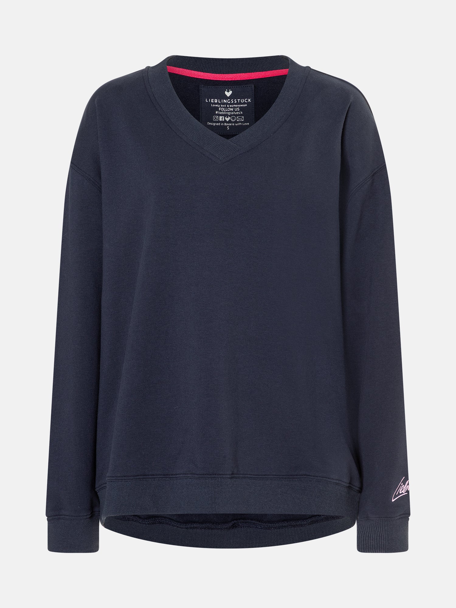 Lieblingsstück TatjanaL Sweatshirt offwhite Spruch