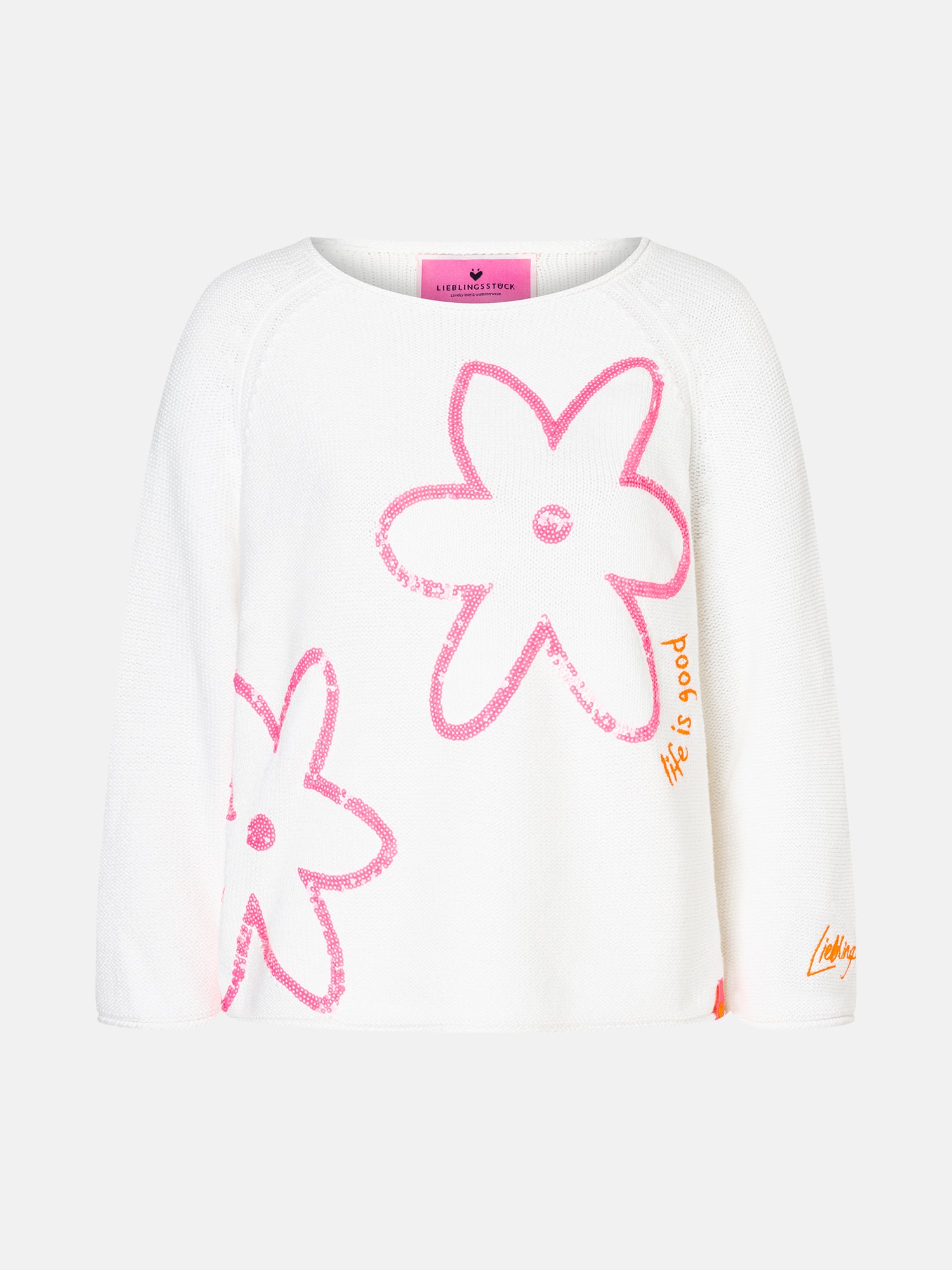 Lieblingsstück AuriL Pullover offwhite aus Baumwolle