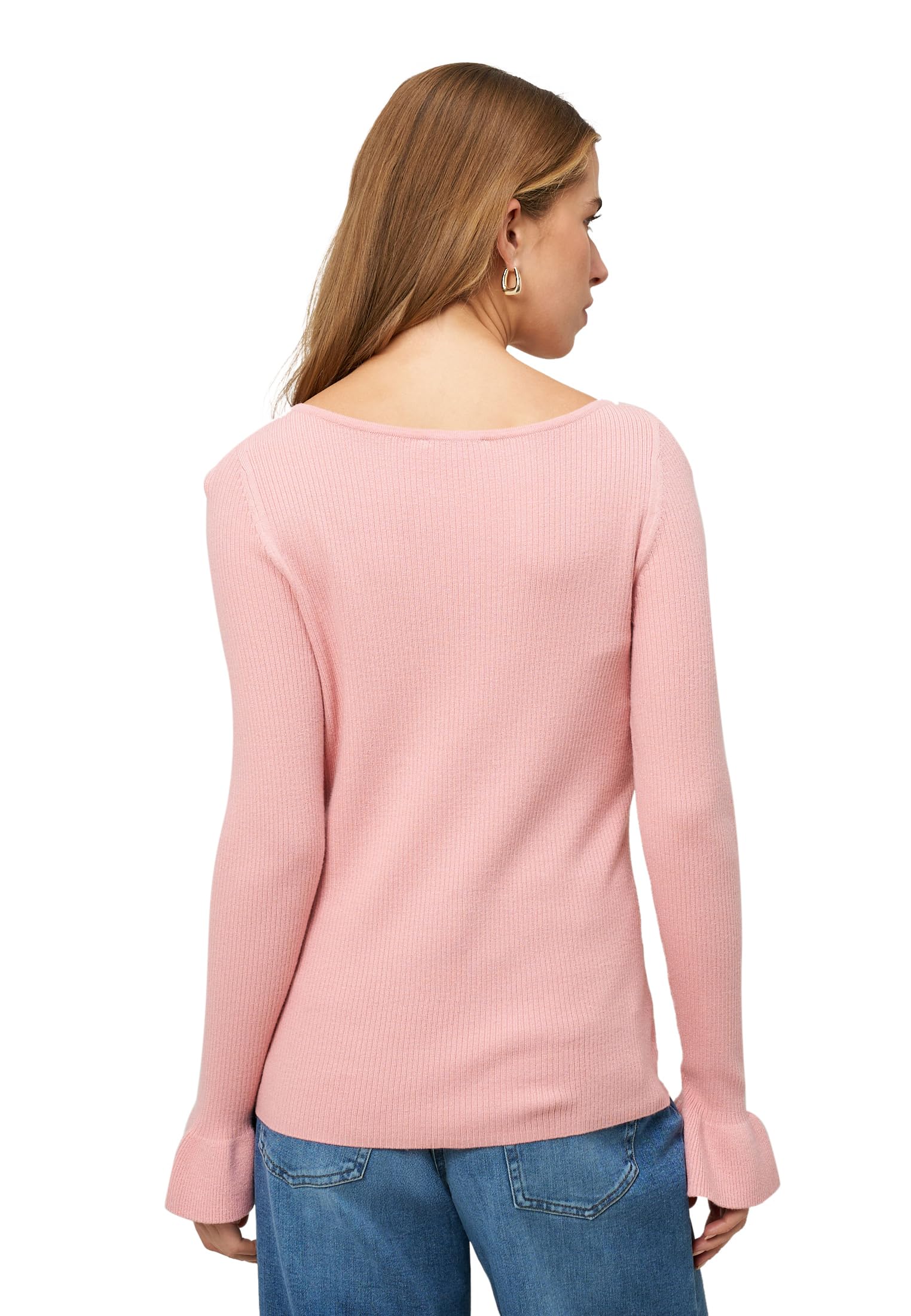 zero Pullover Volants am Ärmel Bridal Rose Gr.40