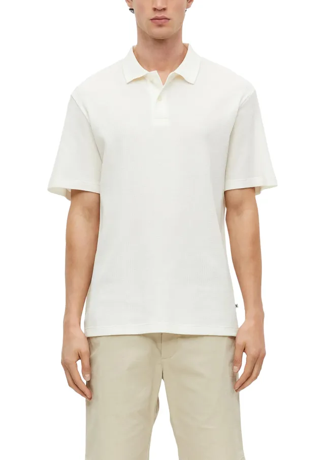 s.Oliver Junior Poloshirt Waffelpiqué navy