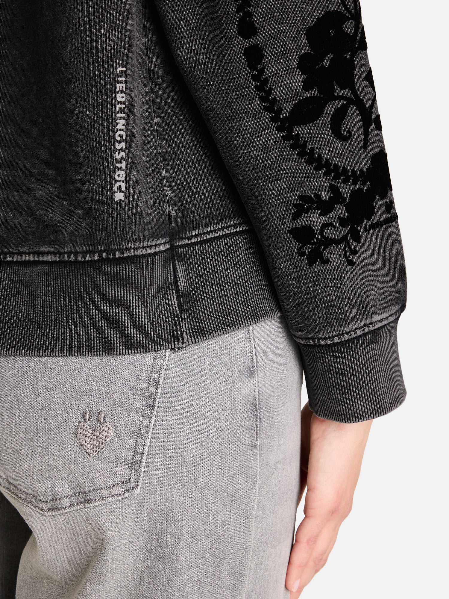 Lieblingsstück BettaL Sweatshirt anthra Baumwolle Used