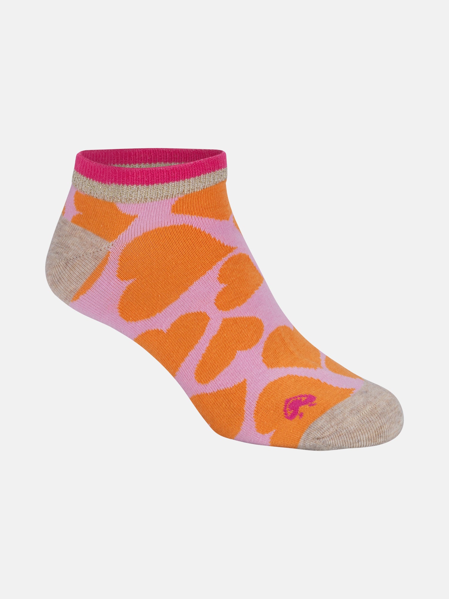 Lieblingsstück MarilyEP Sneakersocken sunset orange Herz 3er