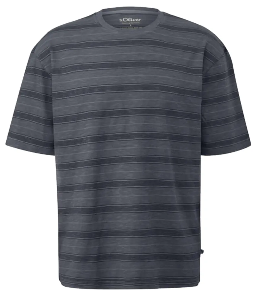 s.Oliver 2185901 T-Shirt gestreift Braun 3XL