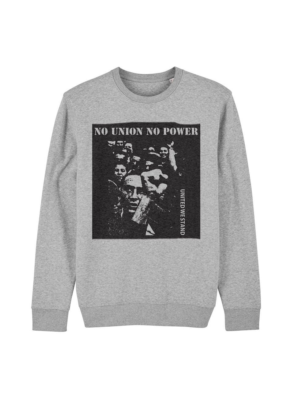 dna merch Keine Einheit Keine Macht Rundhalspullover Biobaumwolle
