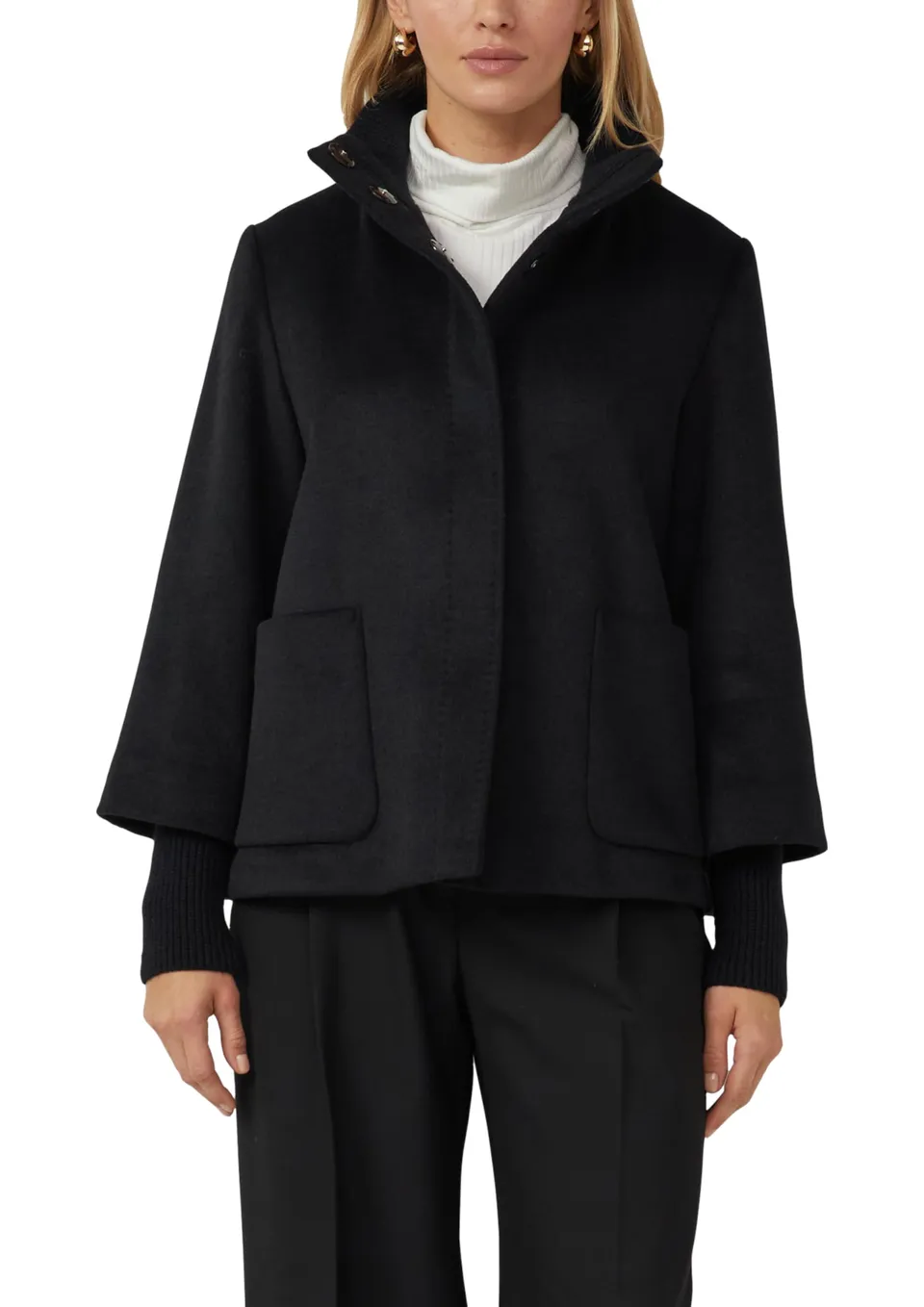 s.Oliver Damen Outdoor Jacke 2174159 Stehkragen
