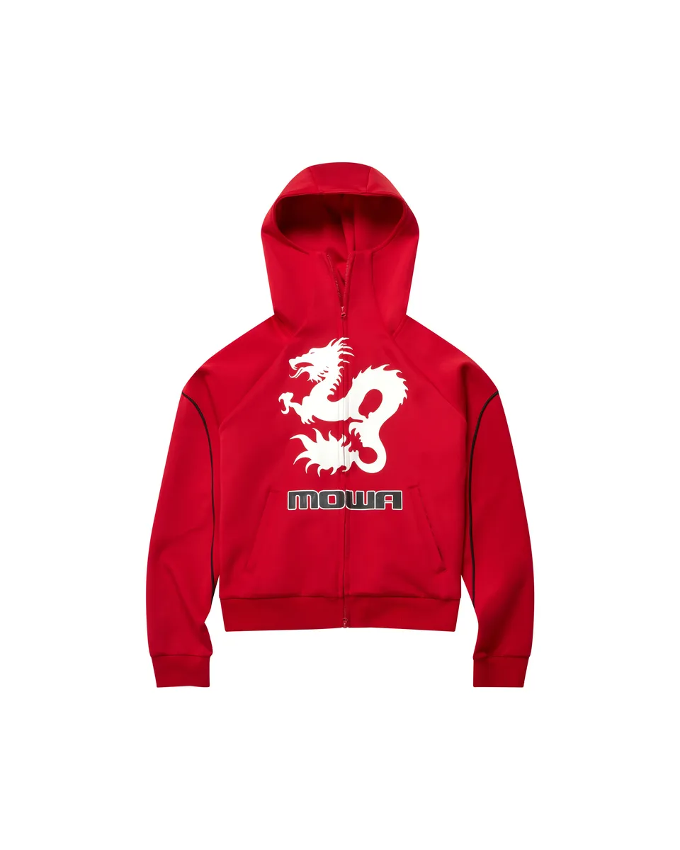 Mowalola Zushi Tracktop Rot Stretch Polyester