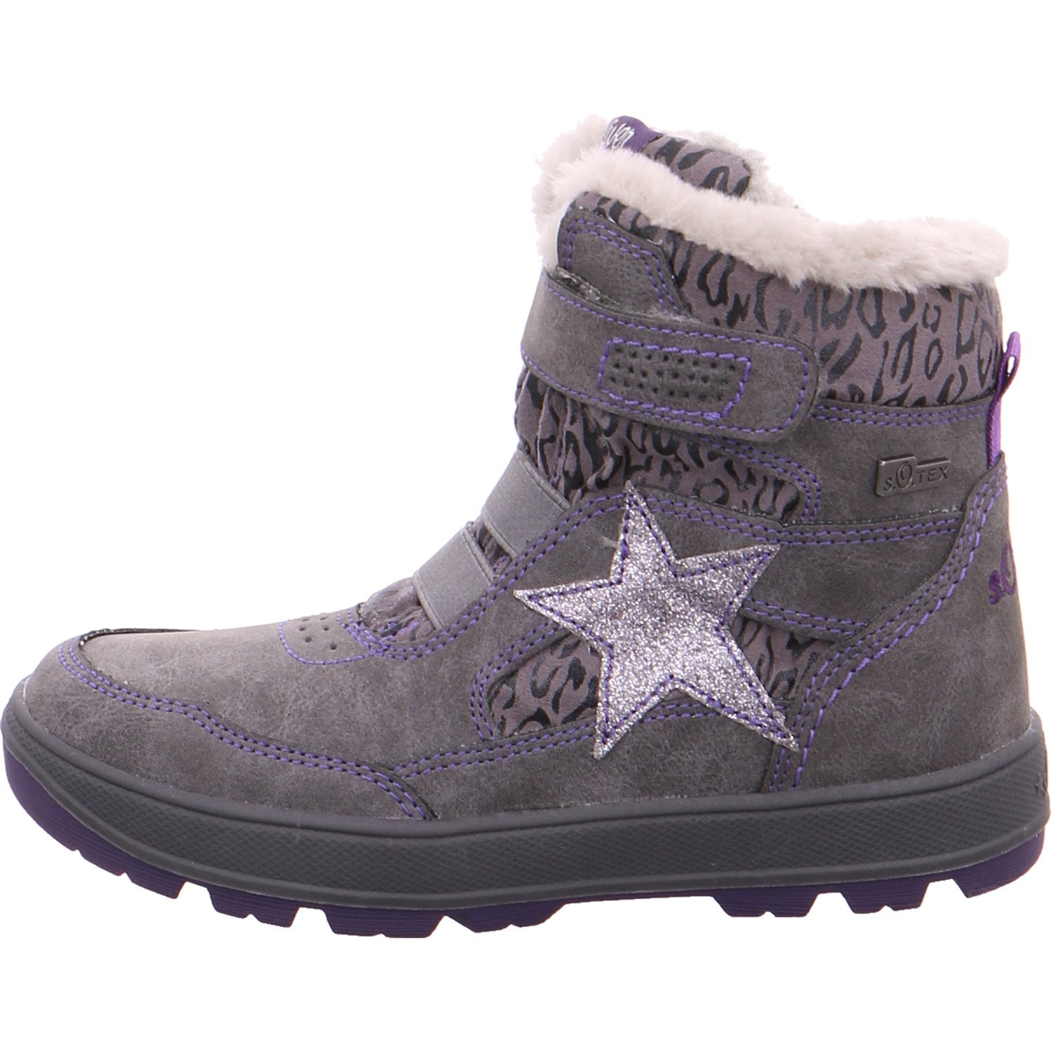 s.Oliver Junior 5-5-36114-29/269 Klettstiefel rot Klett