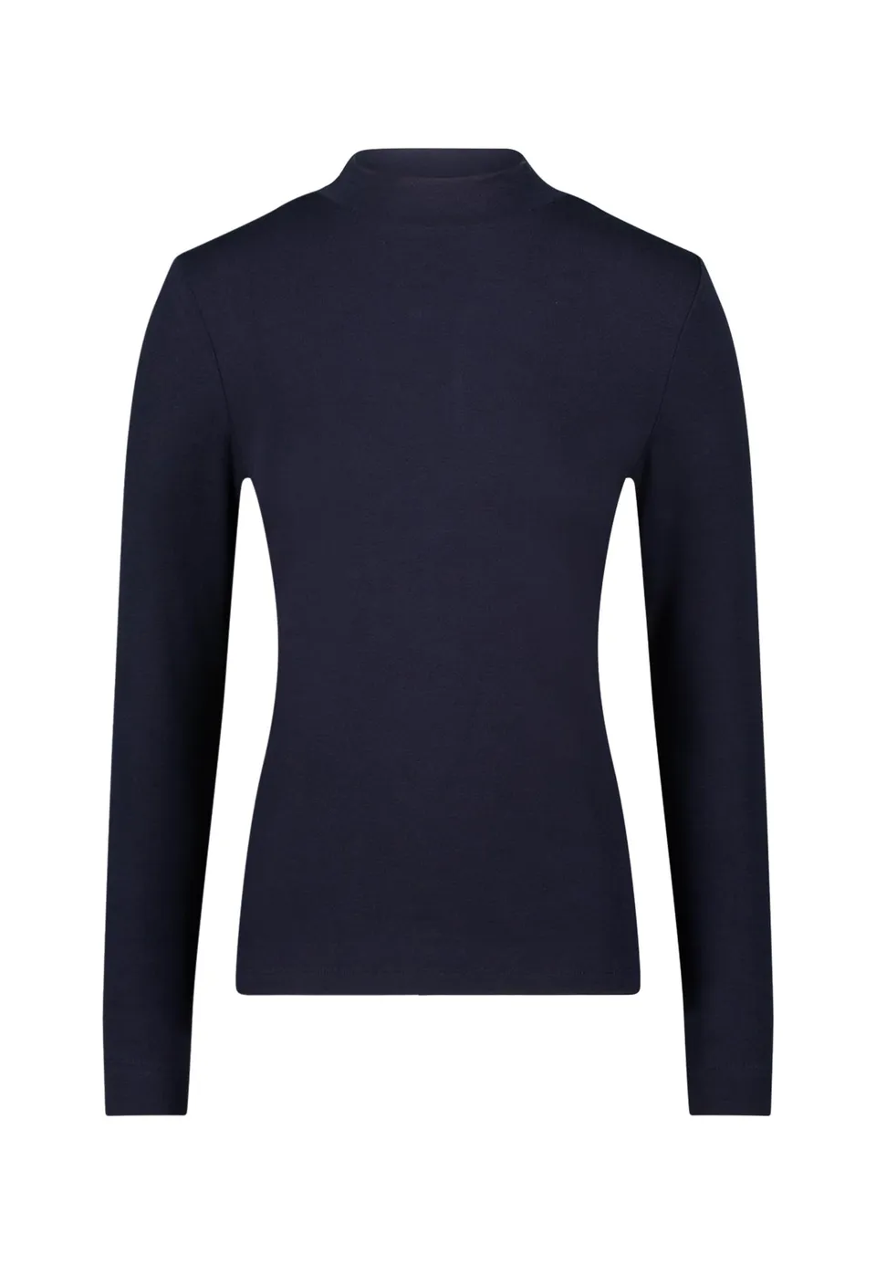 zero Langarmshirt Stehkragen Hydrangea Gr. 38