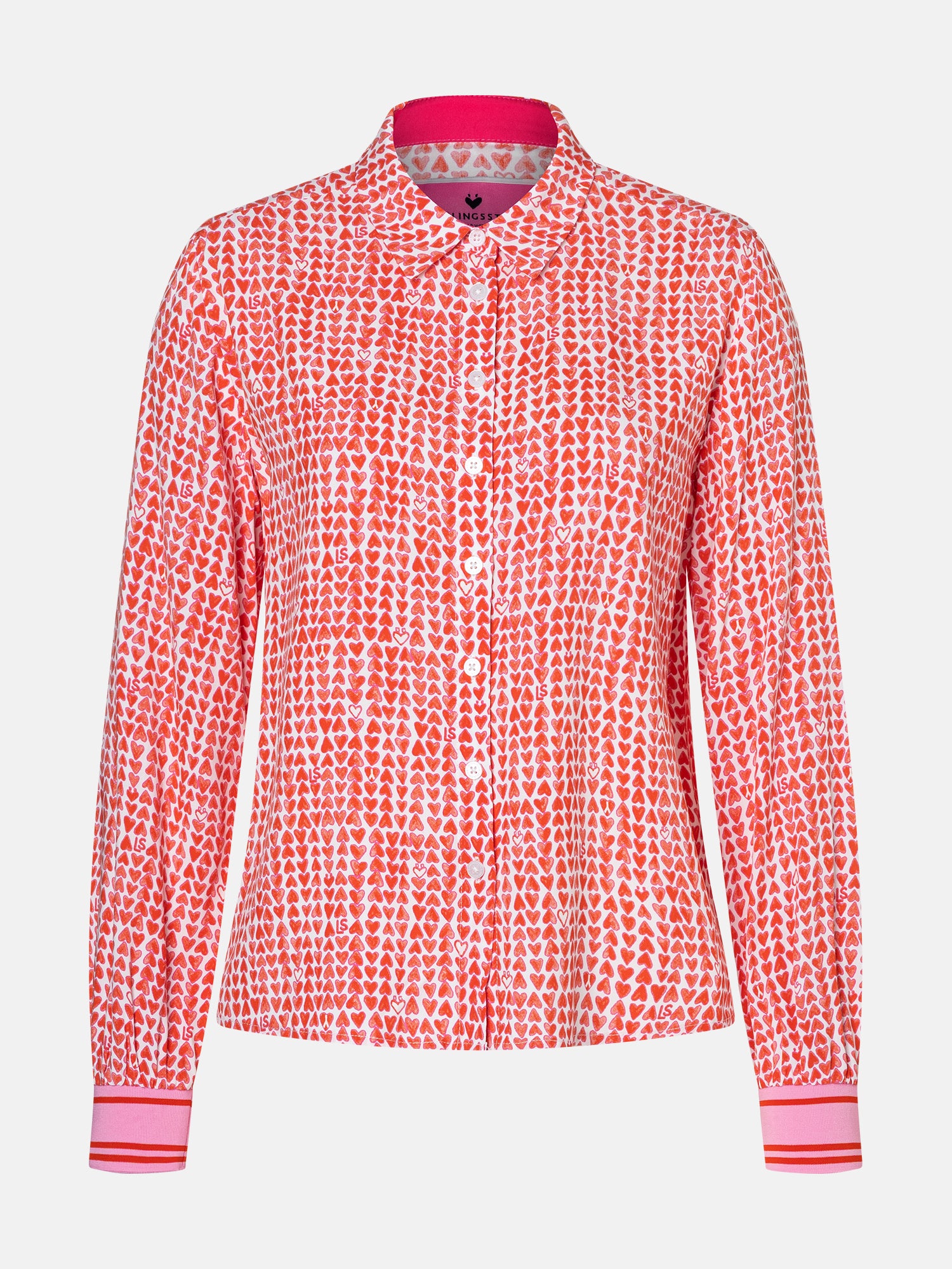 Lieblingsstück ElodieL Bluse spicy orange Viskose-Print