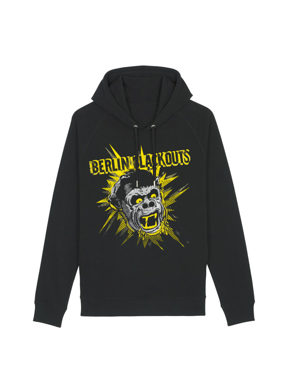 dna merch Berlin Blackouts Mad Gorilla Hoodie Schwarz