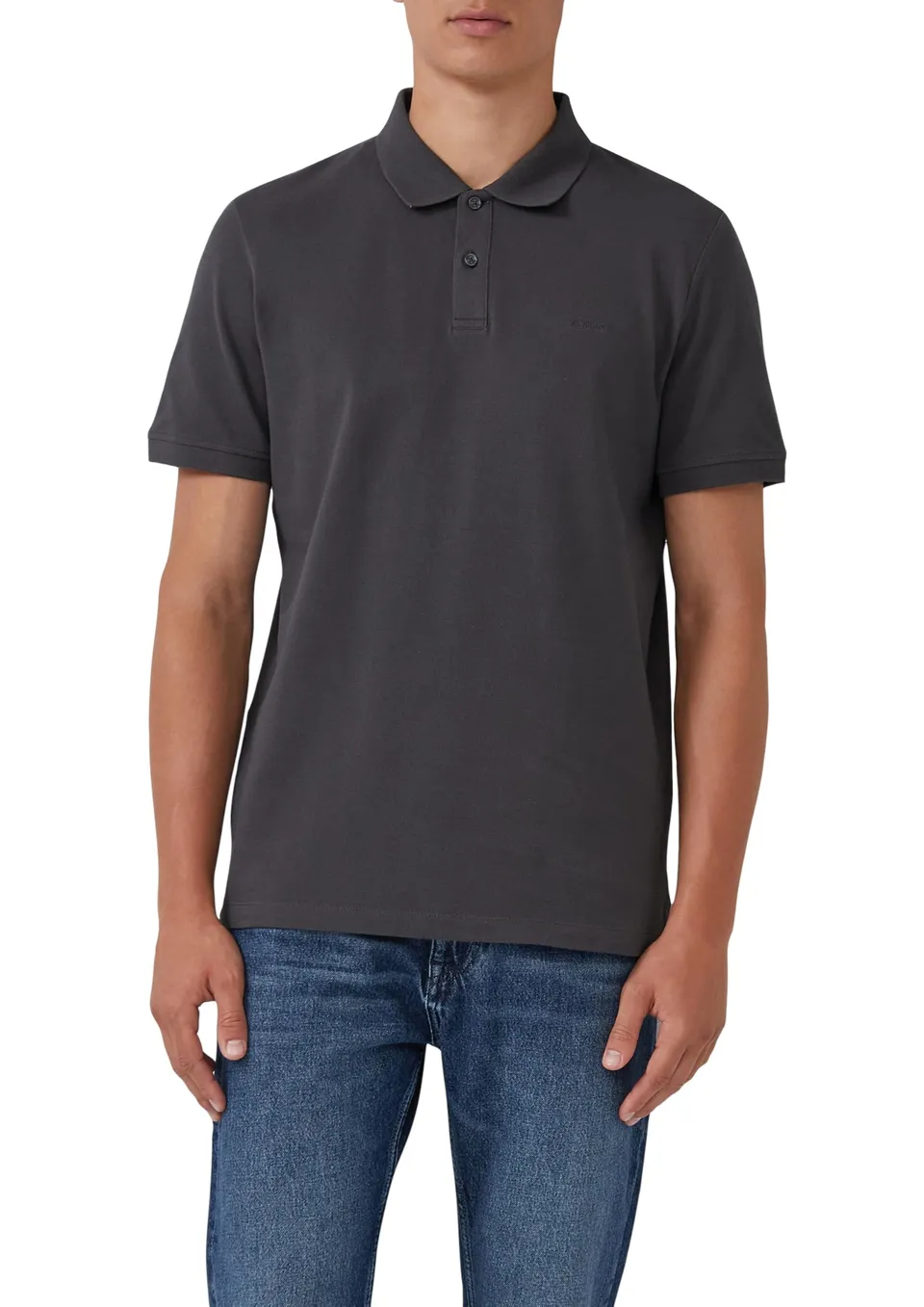 s.Oliver RED LABEL Poloshirts Piqué 2er-Pack Logo Baumwolle