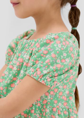 s.Oliver Junior Crêpe-Kleid Puffärmel Gr.92